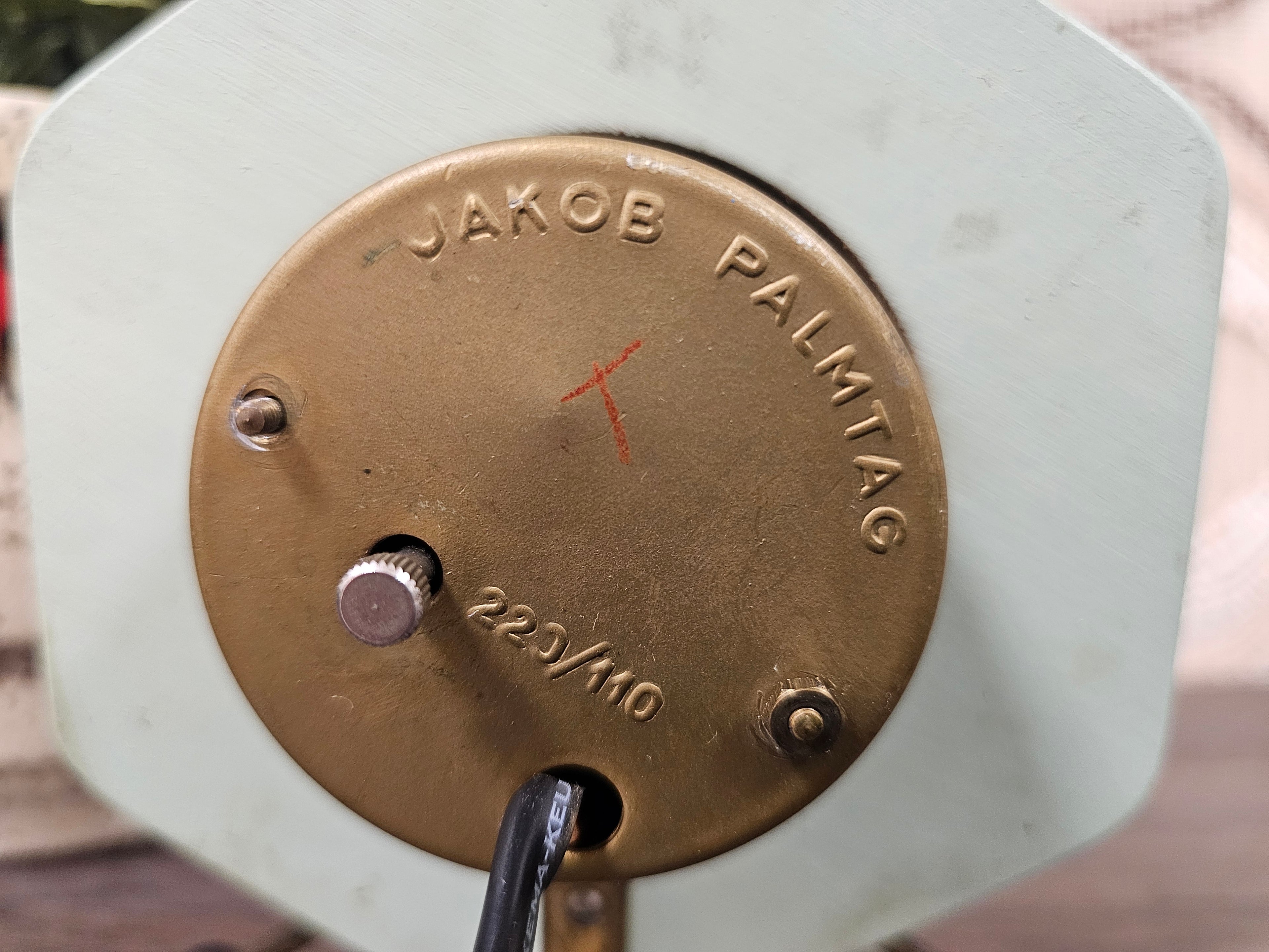 Jakob Palmtag vintage elektrische klok