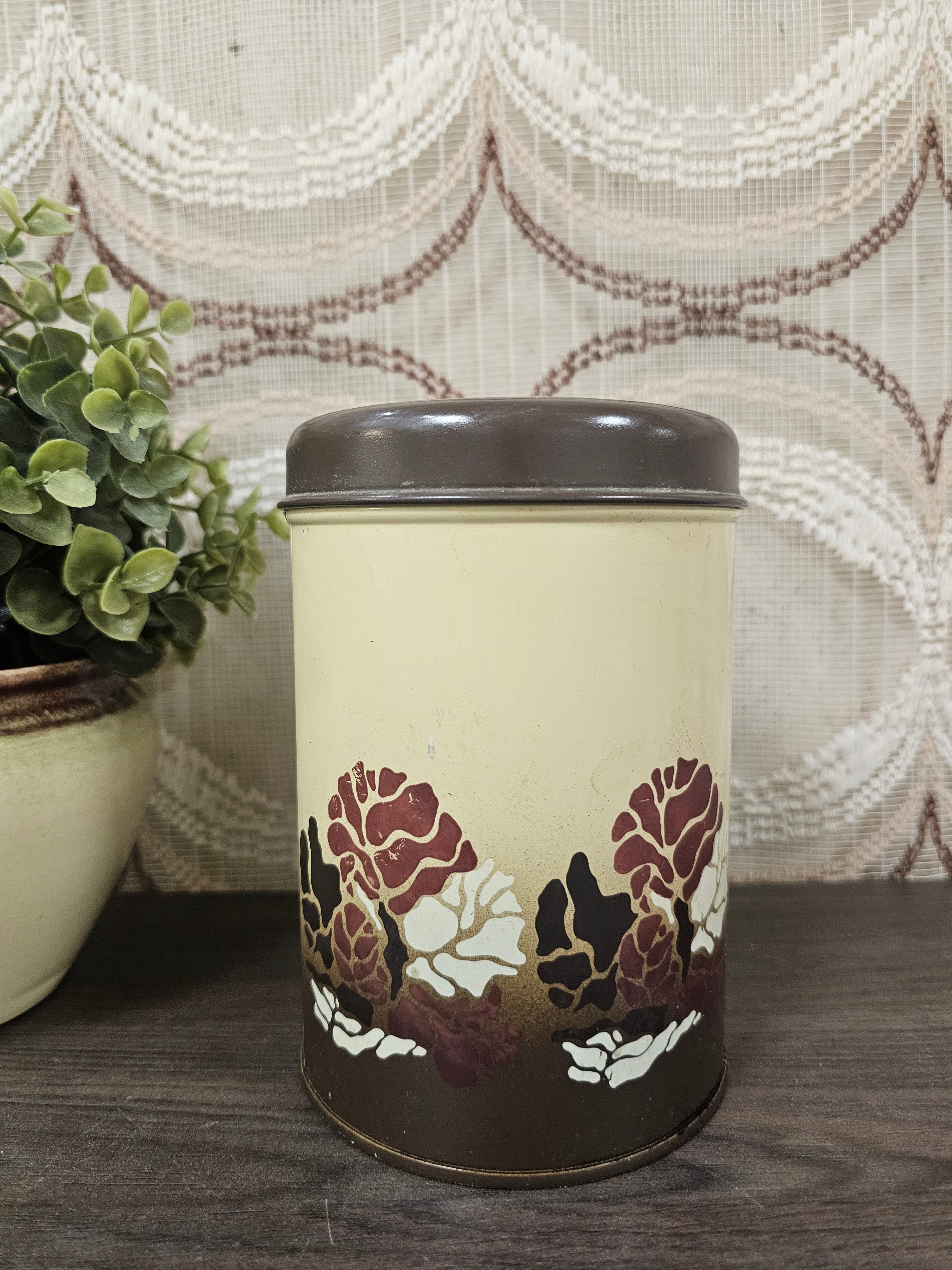 Brabantia Batique Thee blik jaren 70