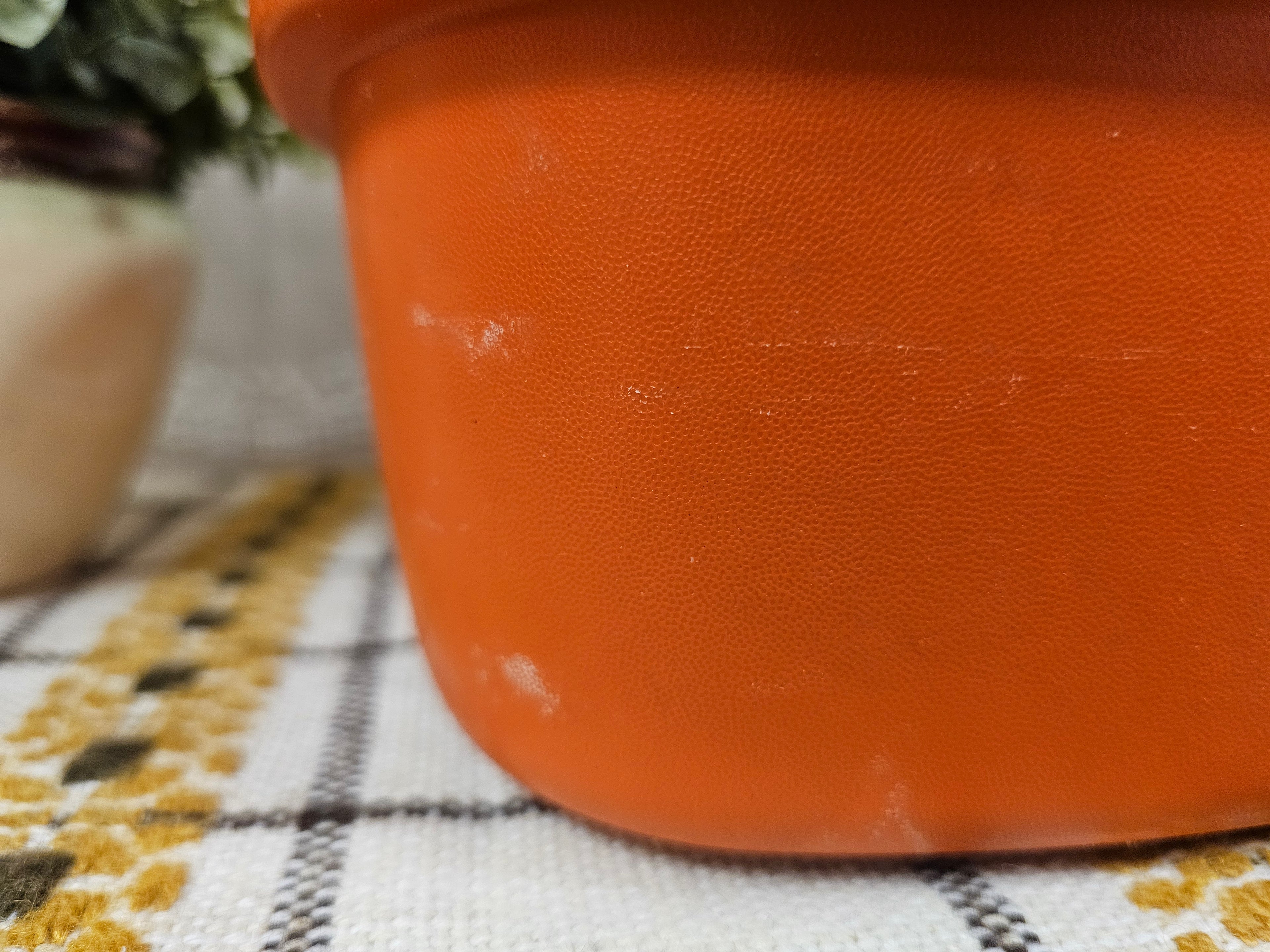 Tupperware oranje serveerwonder met vergiet