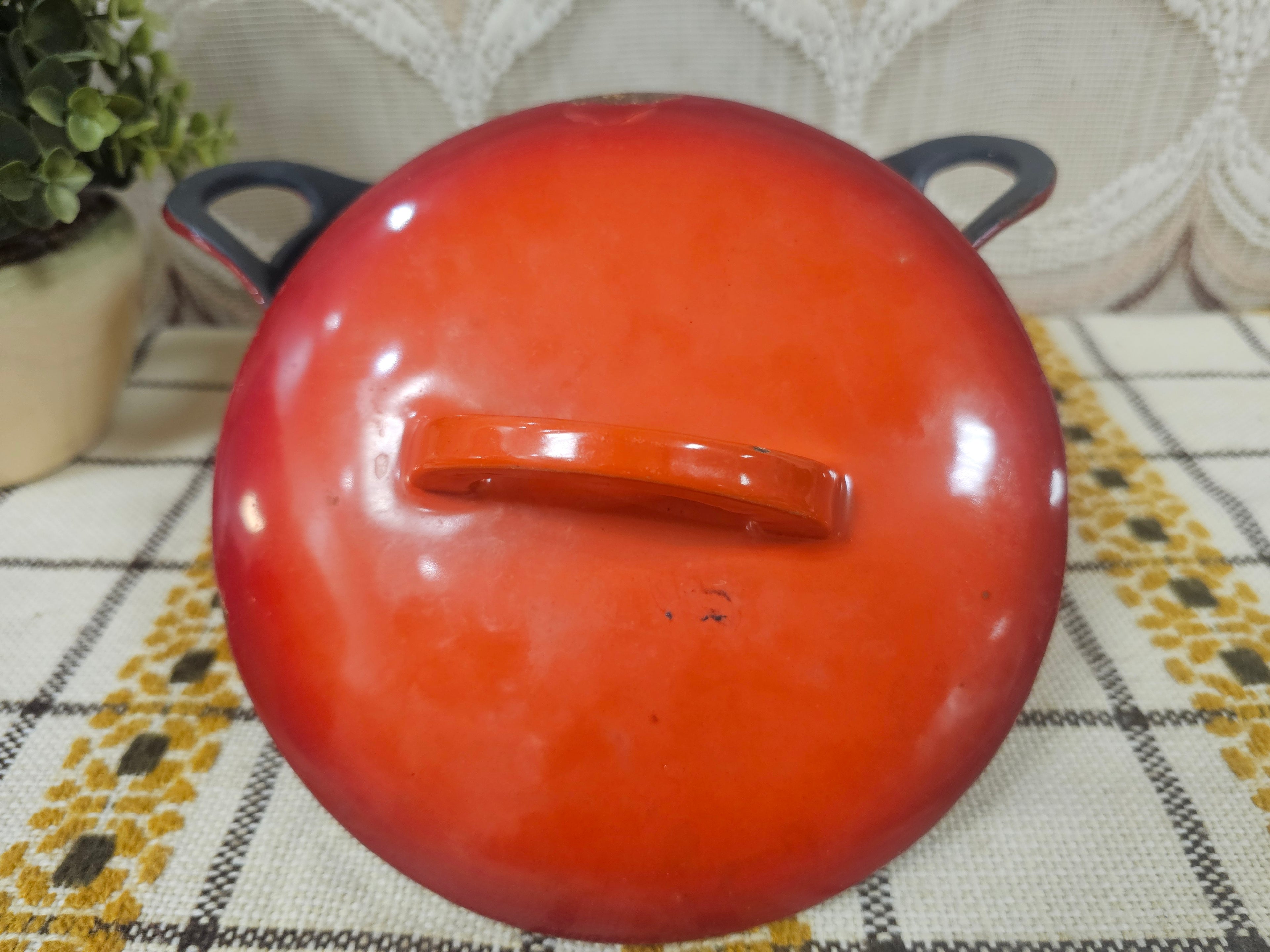 Hackman gietijzeren pan oranje-rood 20 cm