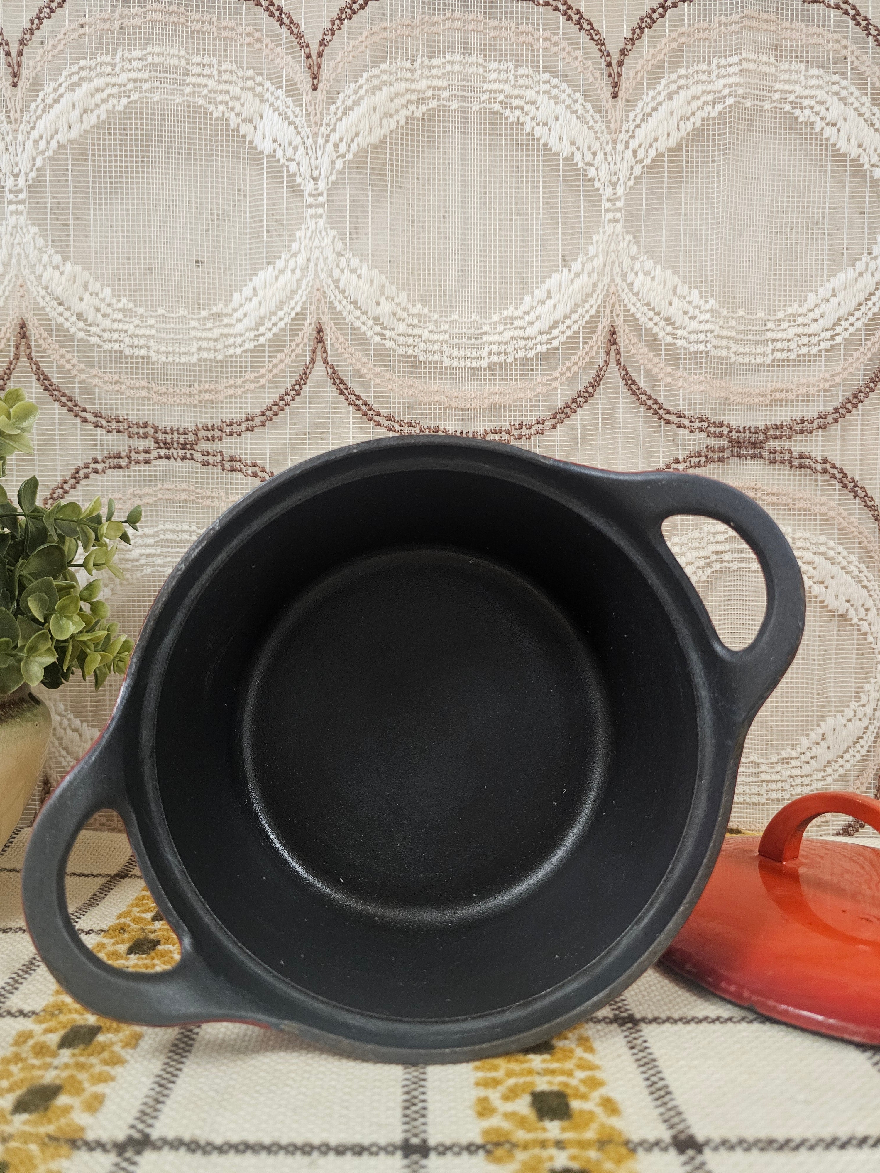 Hackman gietijzeren pan oranje-rood 20 cm