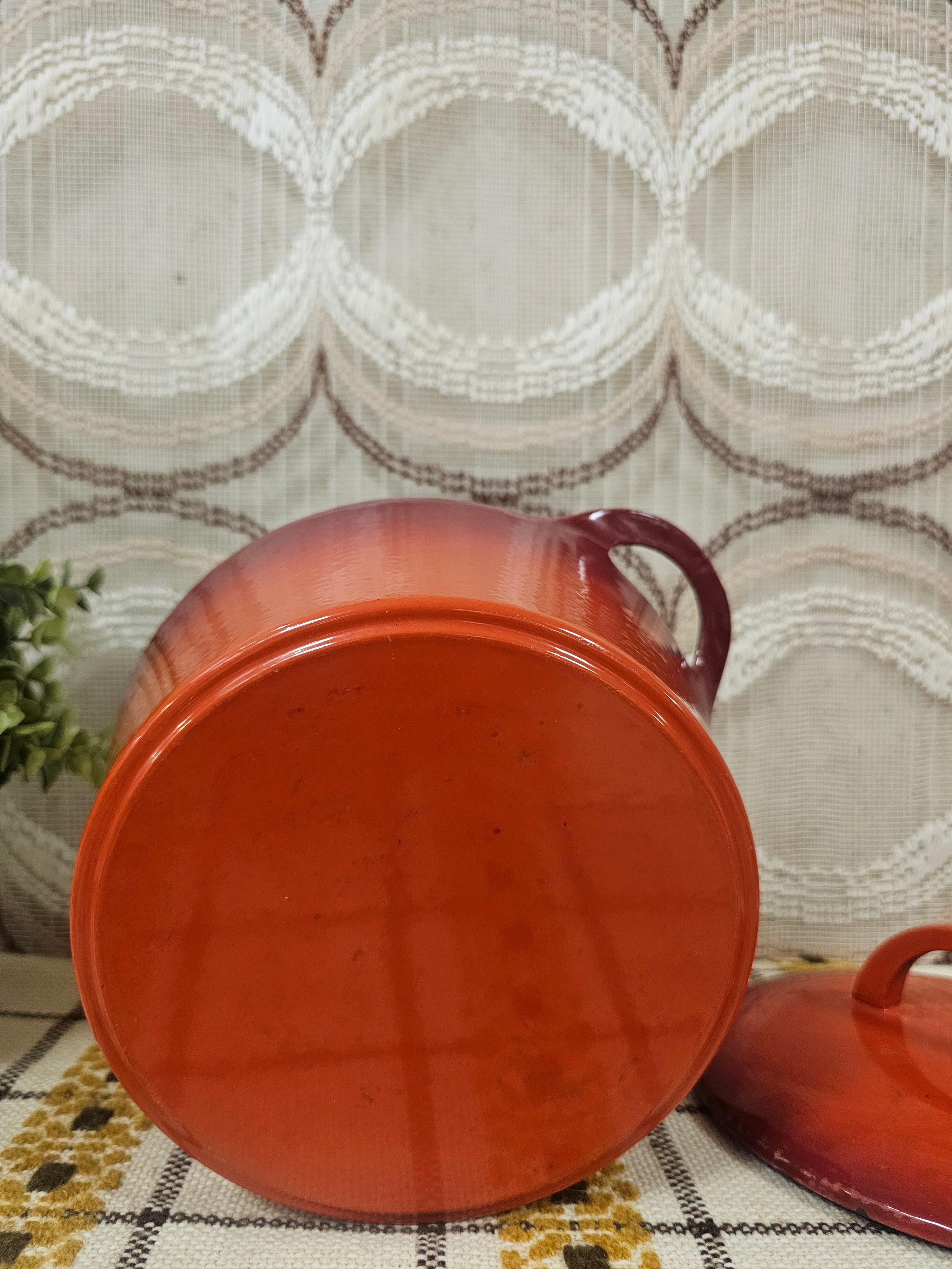 Hackman gietijzeren pan oranje-rood 20 cm