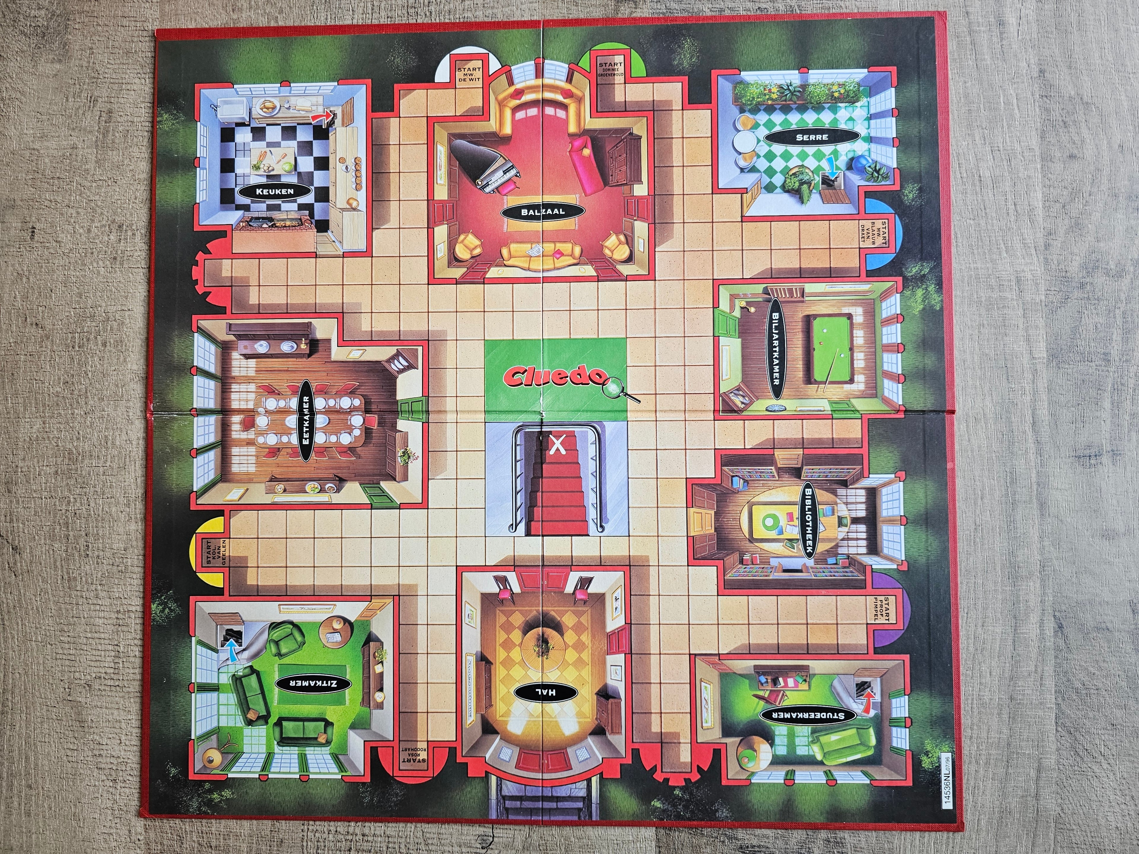 Cluedo bordspel Parker 1996 – vintage spel