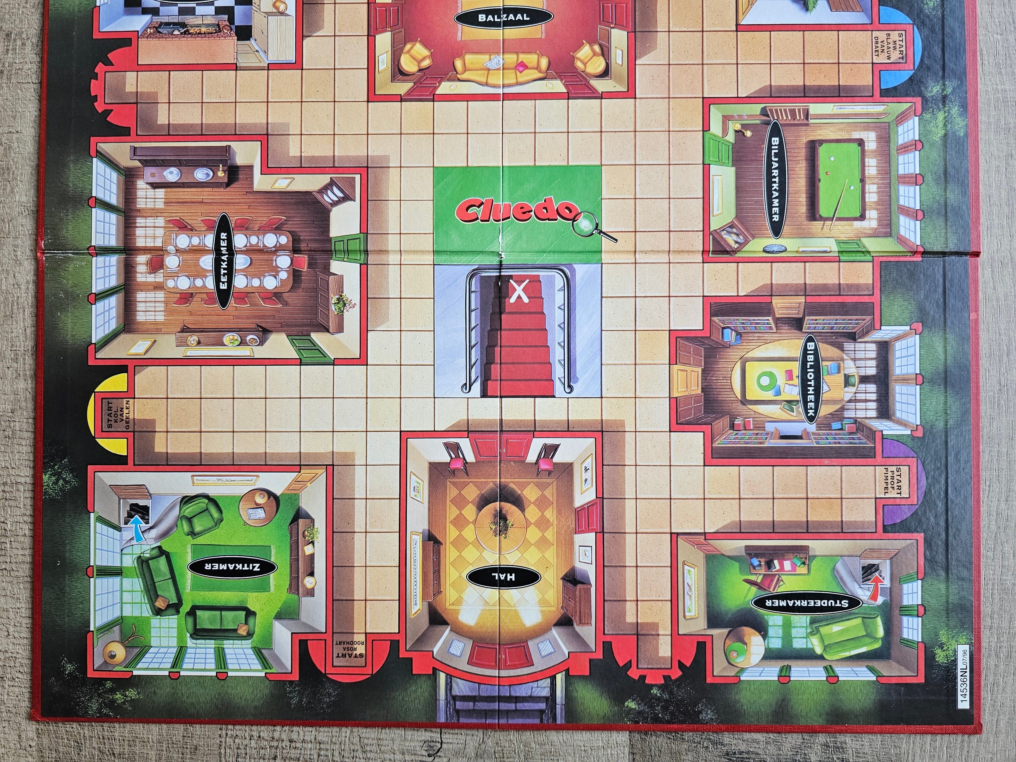 Cluedo bordspel Parker 1996 – vintage spel