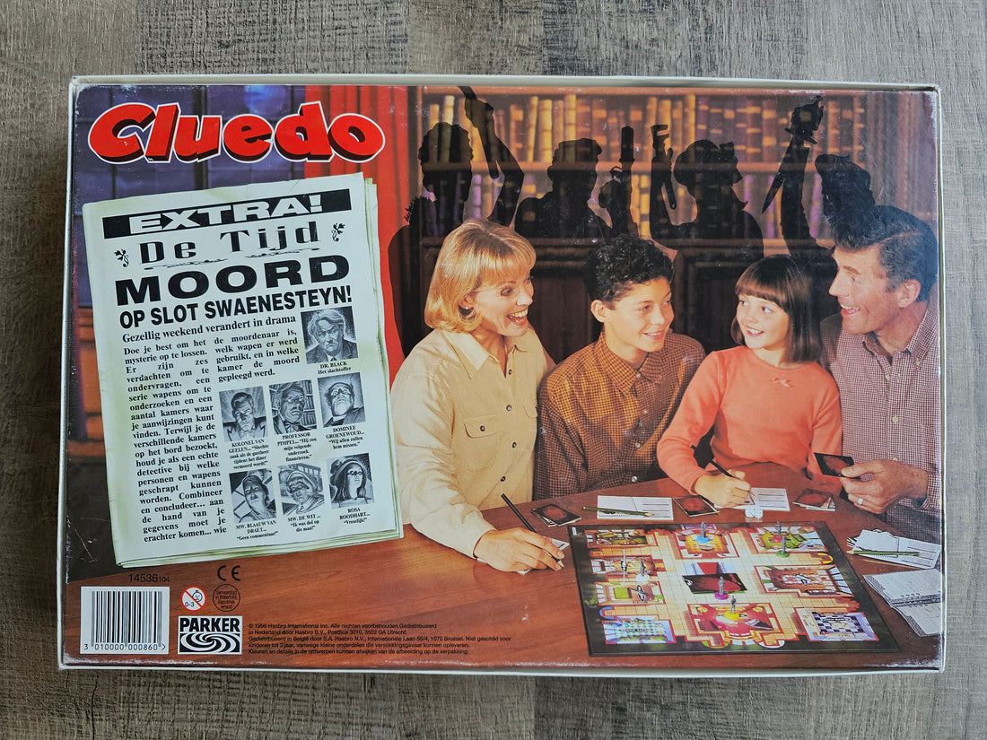 Cluedo bordspel Parker 1996 – vintage spel