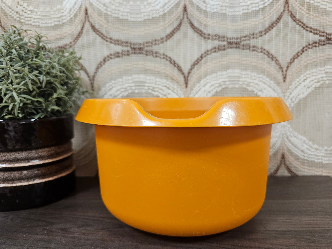 Tupperware oranje beslagkom 3 liter