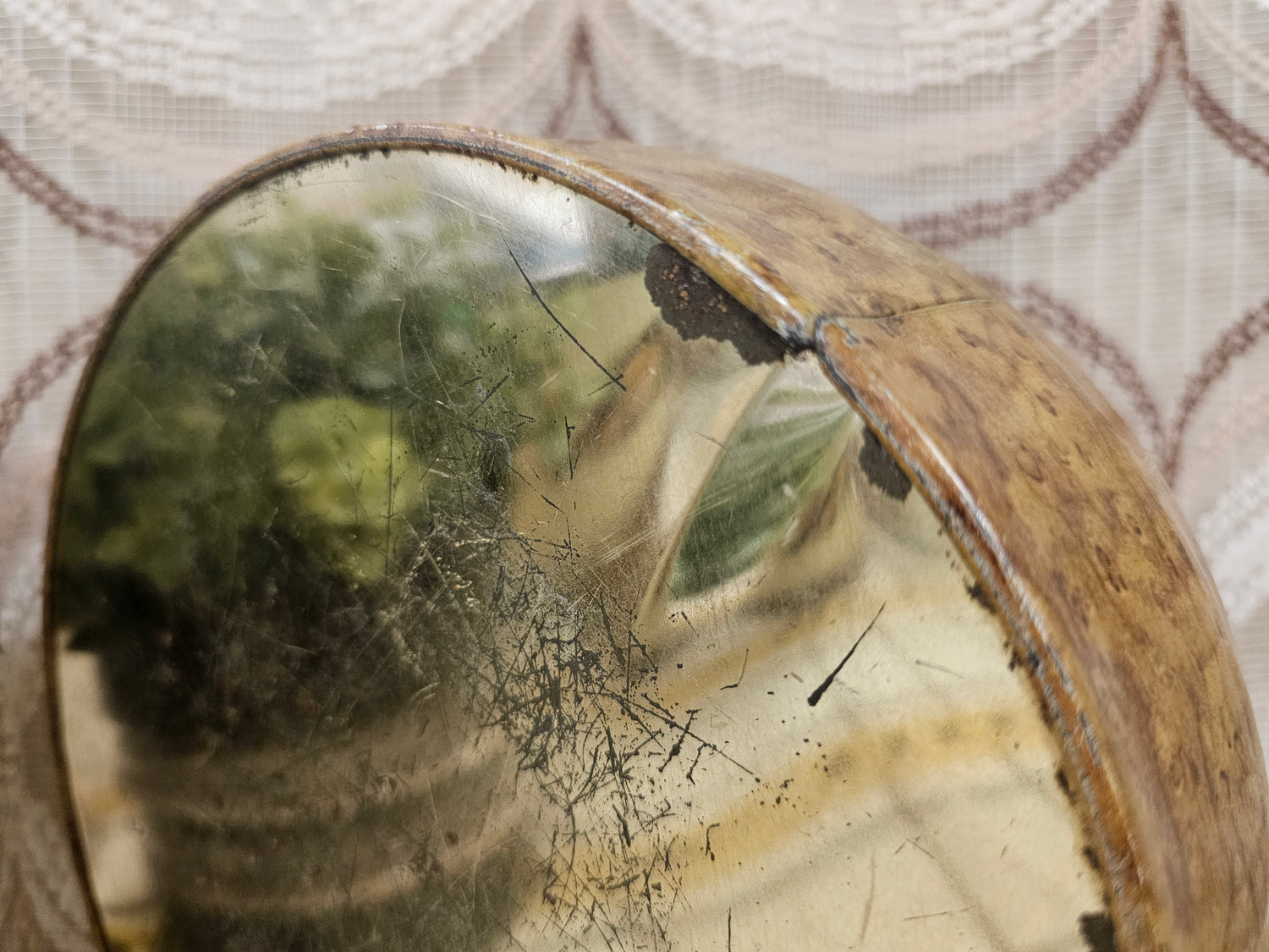 Vintage blik met eendenprint 21 cm