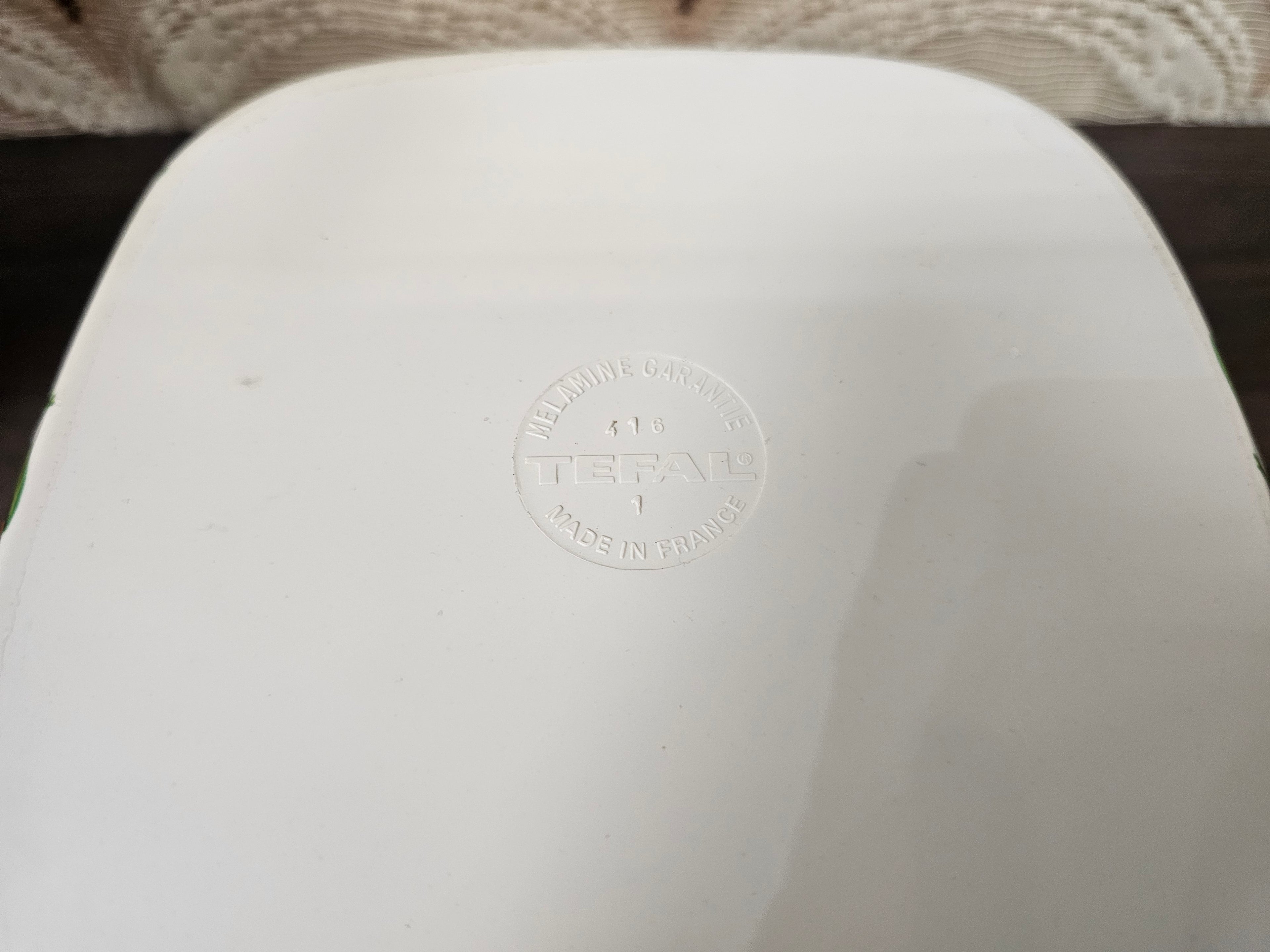 Tefal melamine schaal jaren ’70 – vintage saladeschaal met bloemenprint