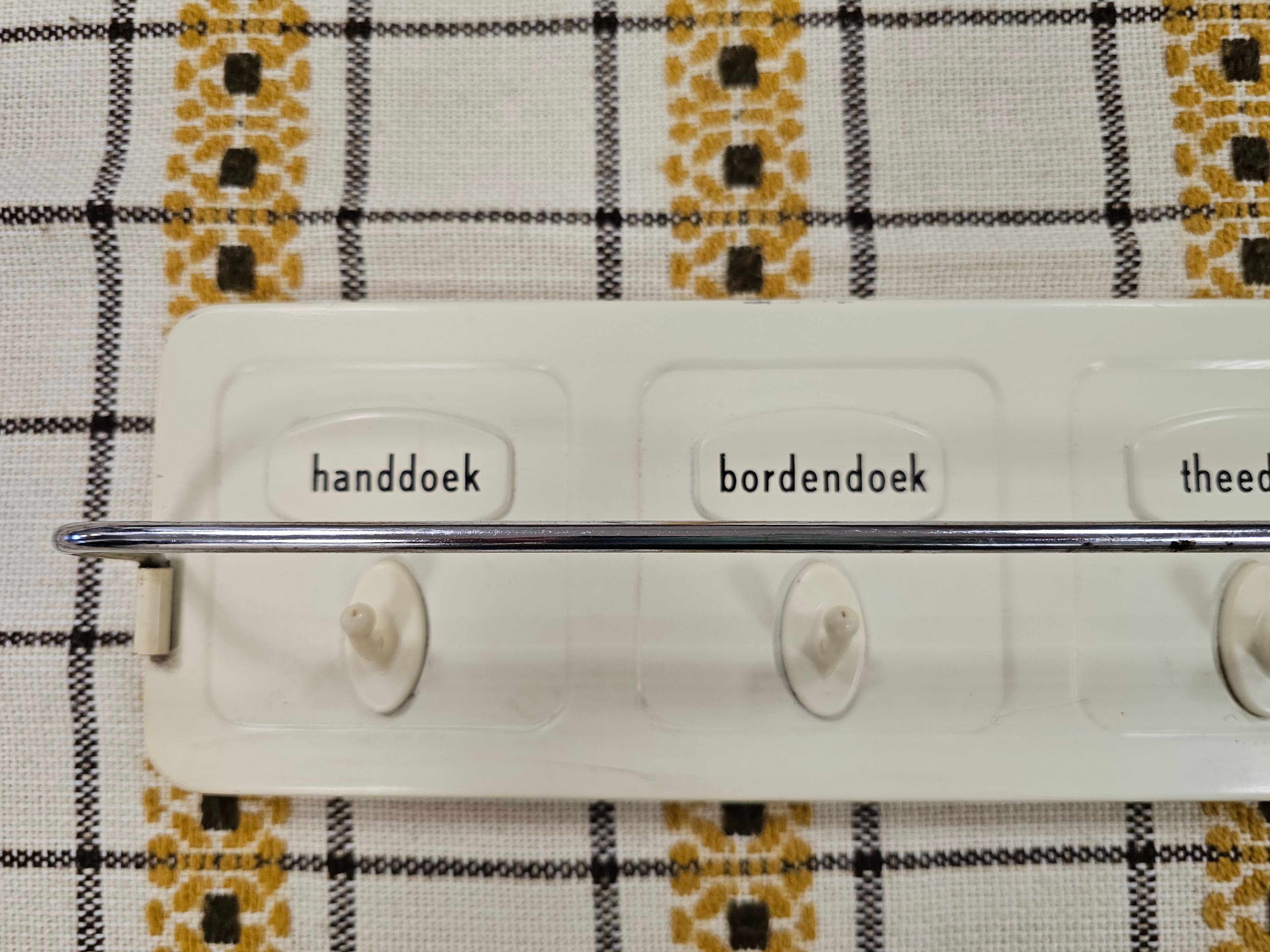 Brabantia handdoeken rek cremekleur