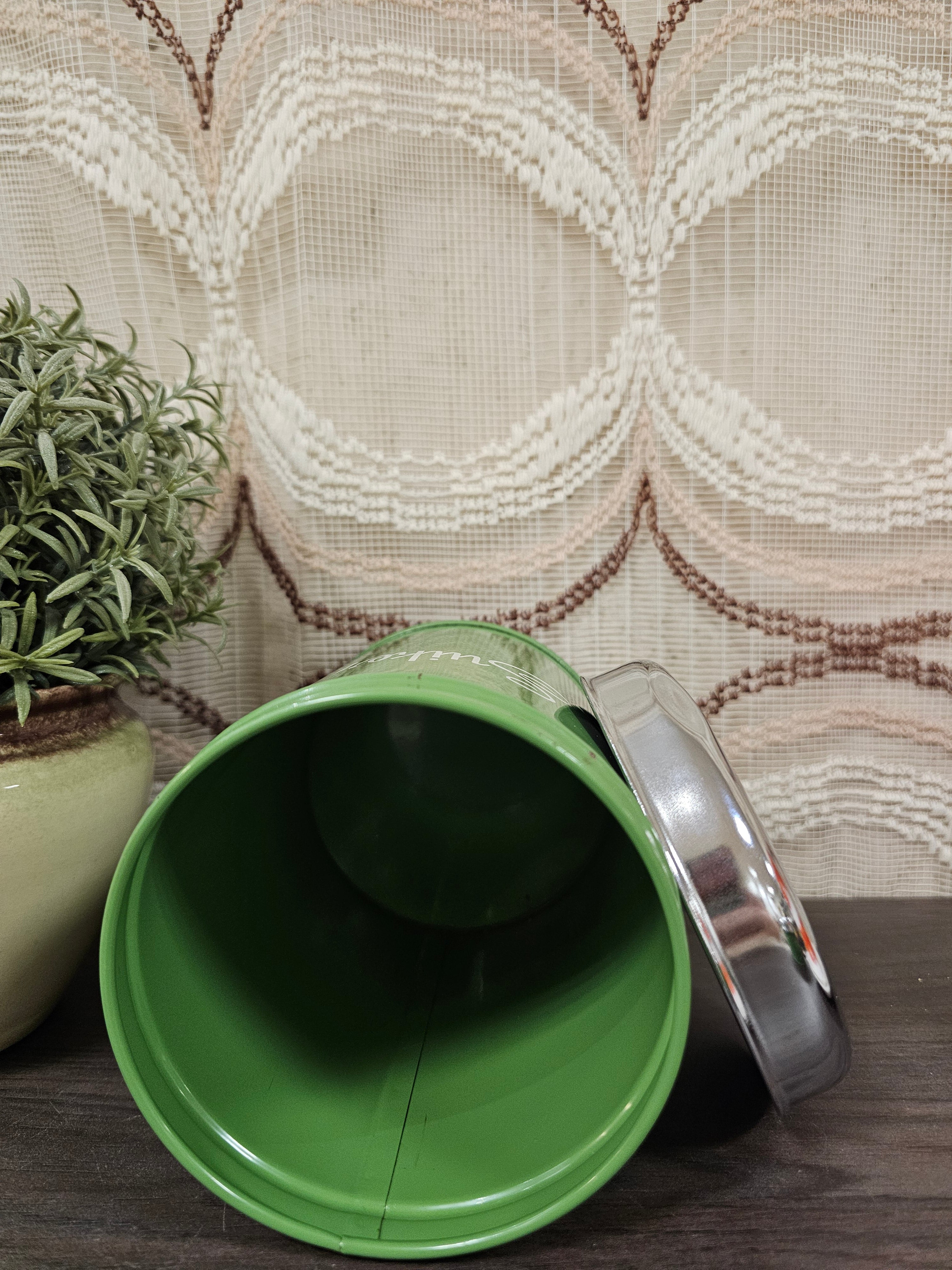 Brabantia suikerblik vintage resedagroen – jaren 70