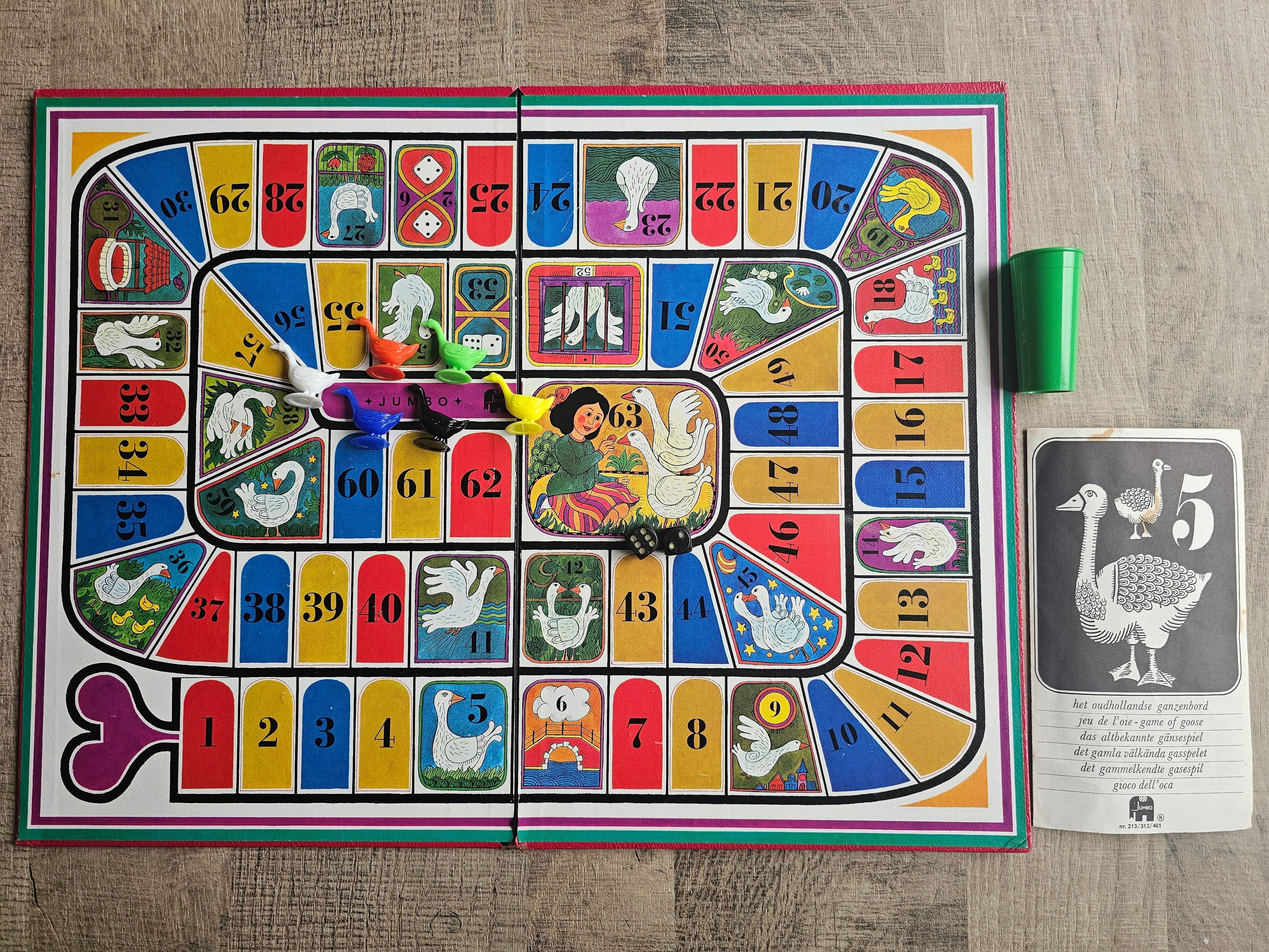 Jumbo Ganzenbord bordspel