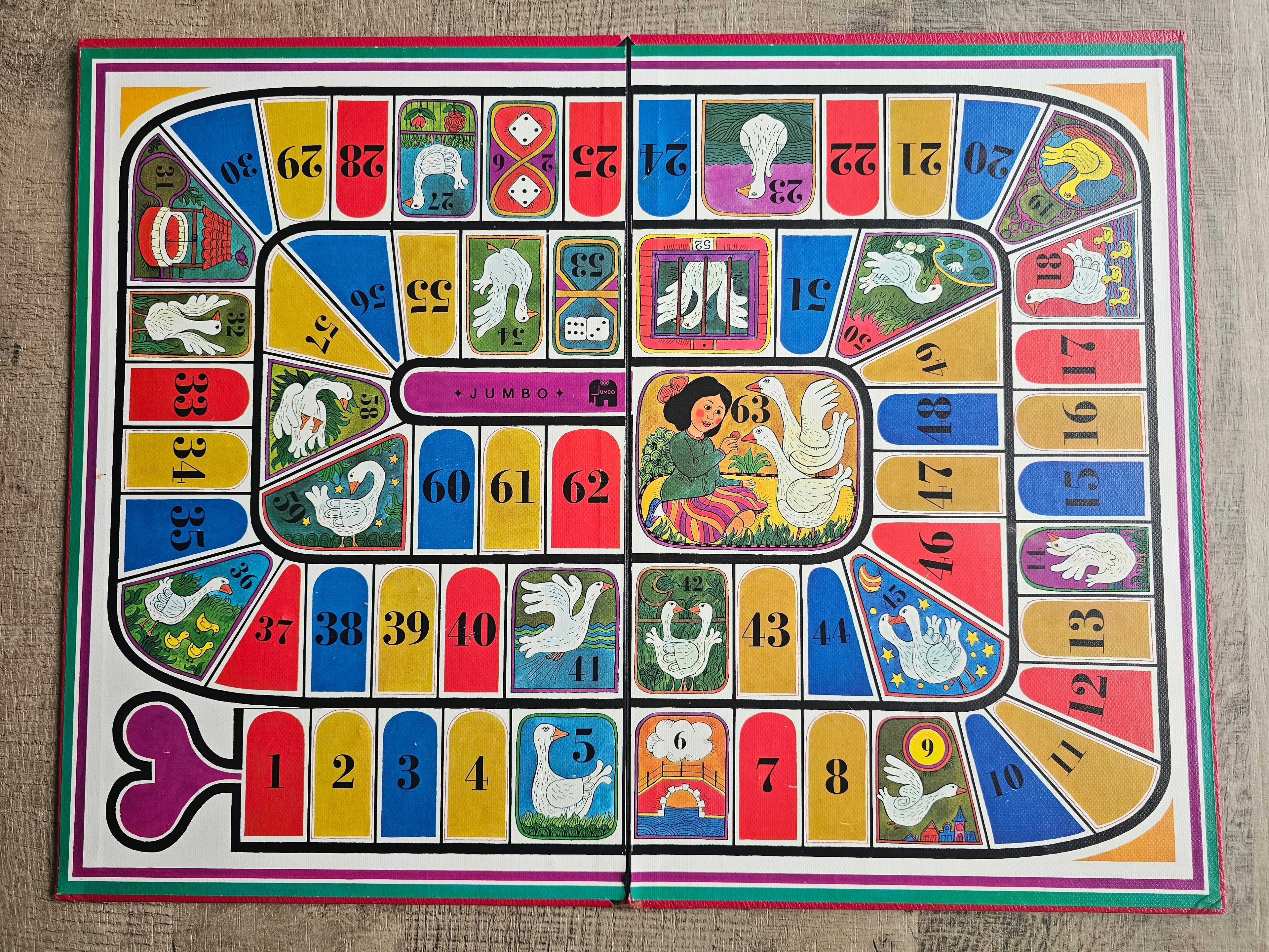 Jumbo Ganzenbord bordspel