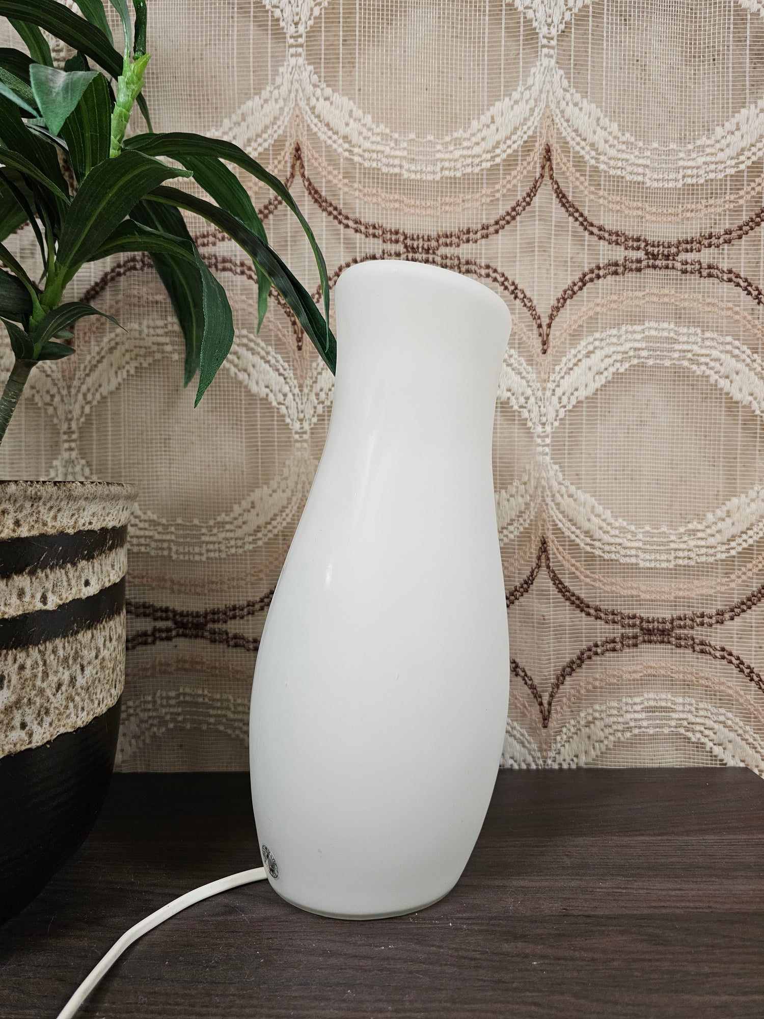 Ikea witte glazen lamp Mylonit