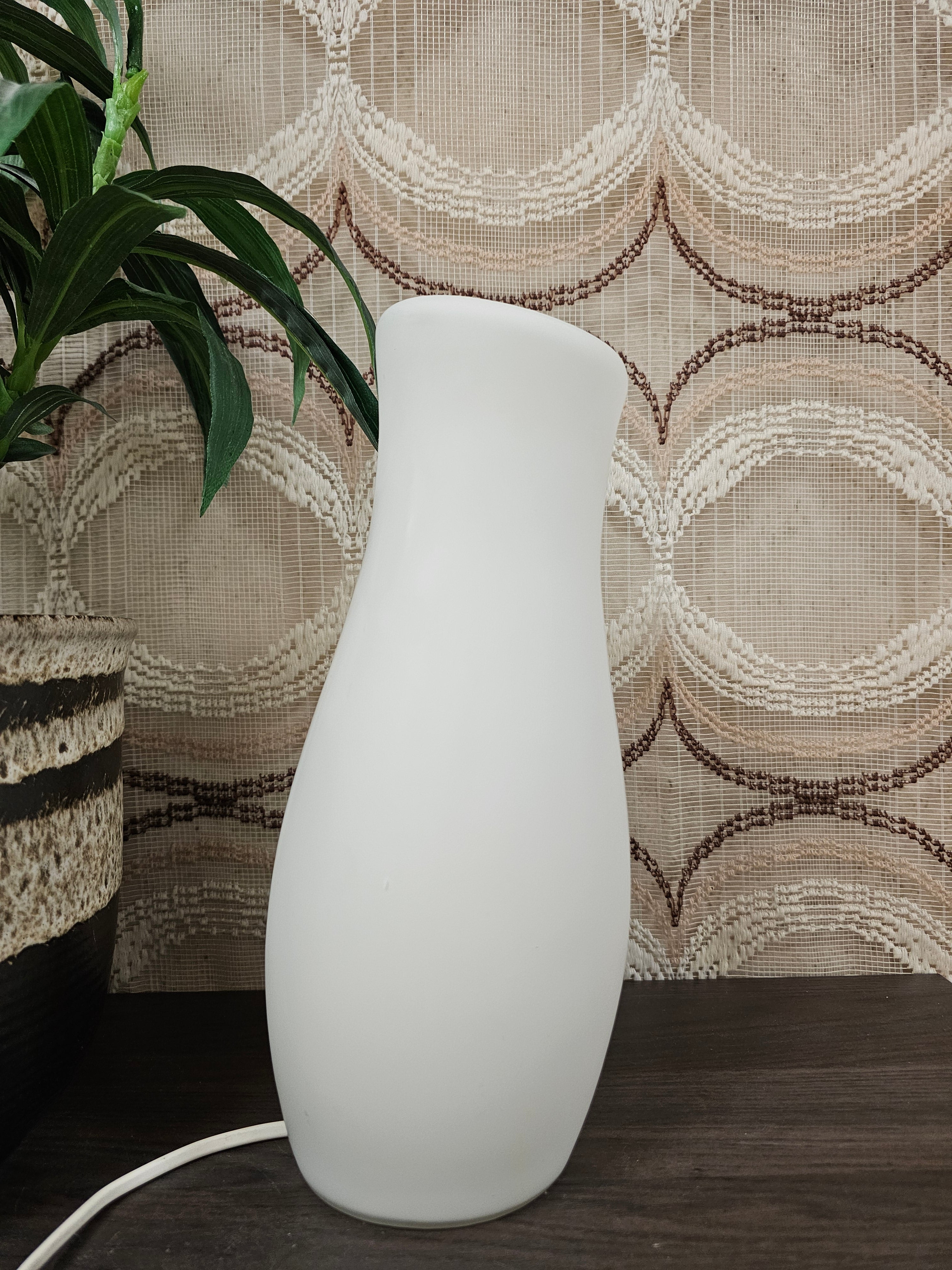 Ikea witte glazen lamp Mylonit