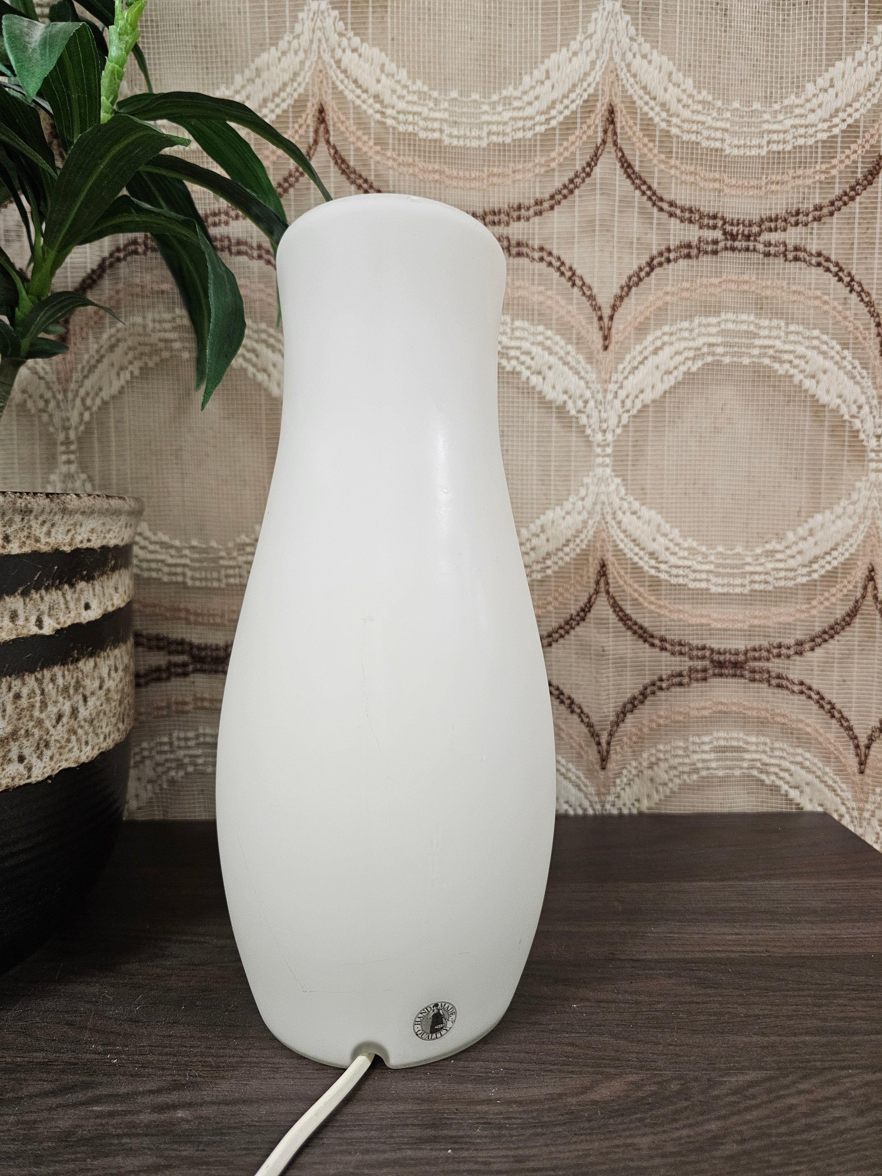 Ikea witte glazen lamp Mylonit