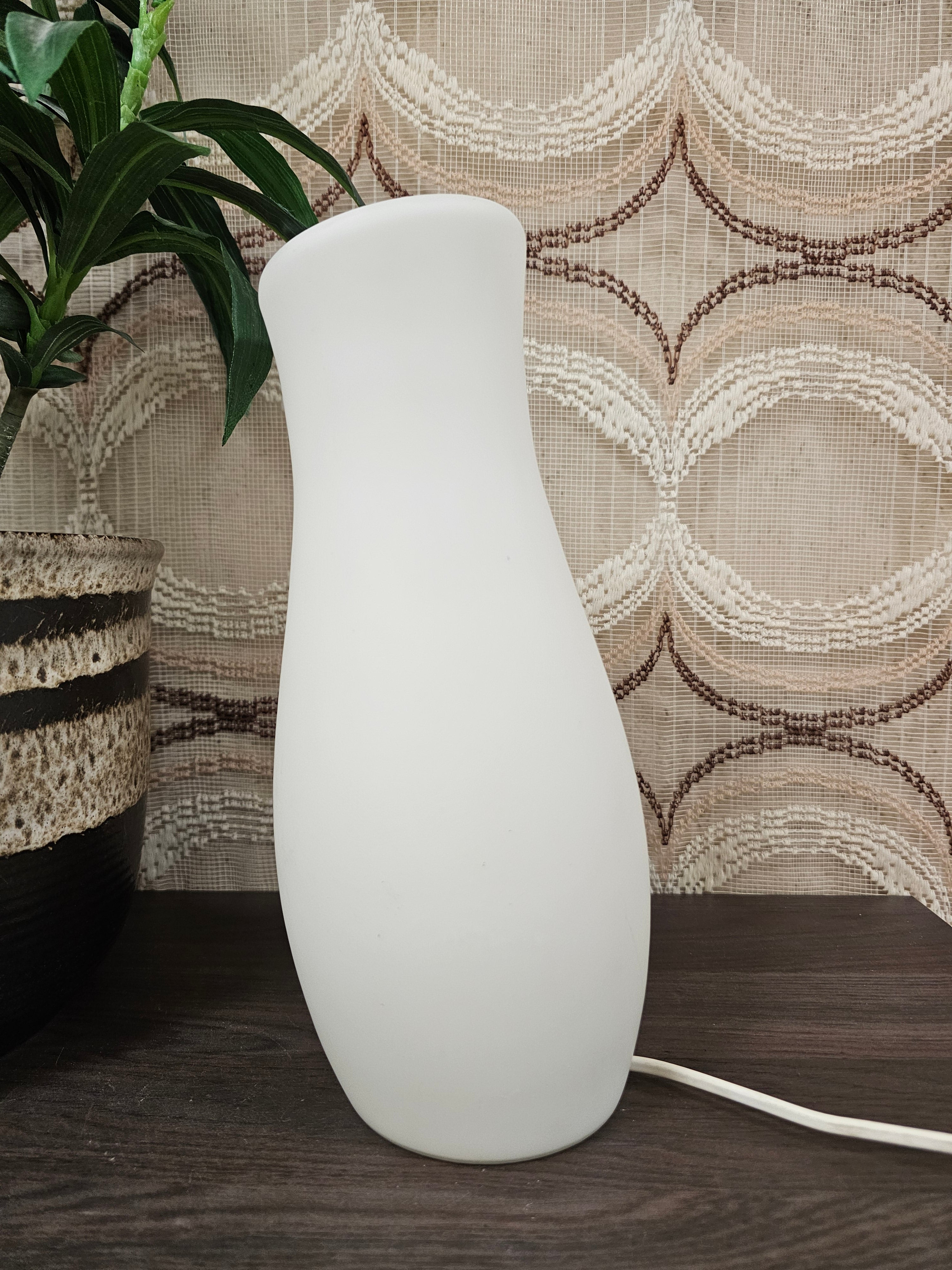 Ikea witte glazen lamp Mylonit