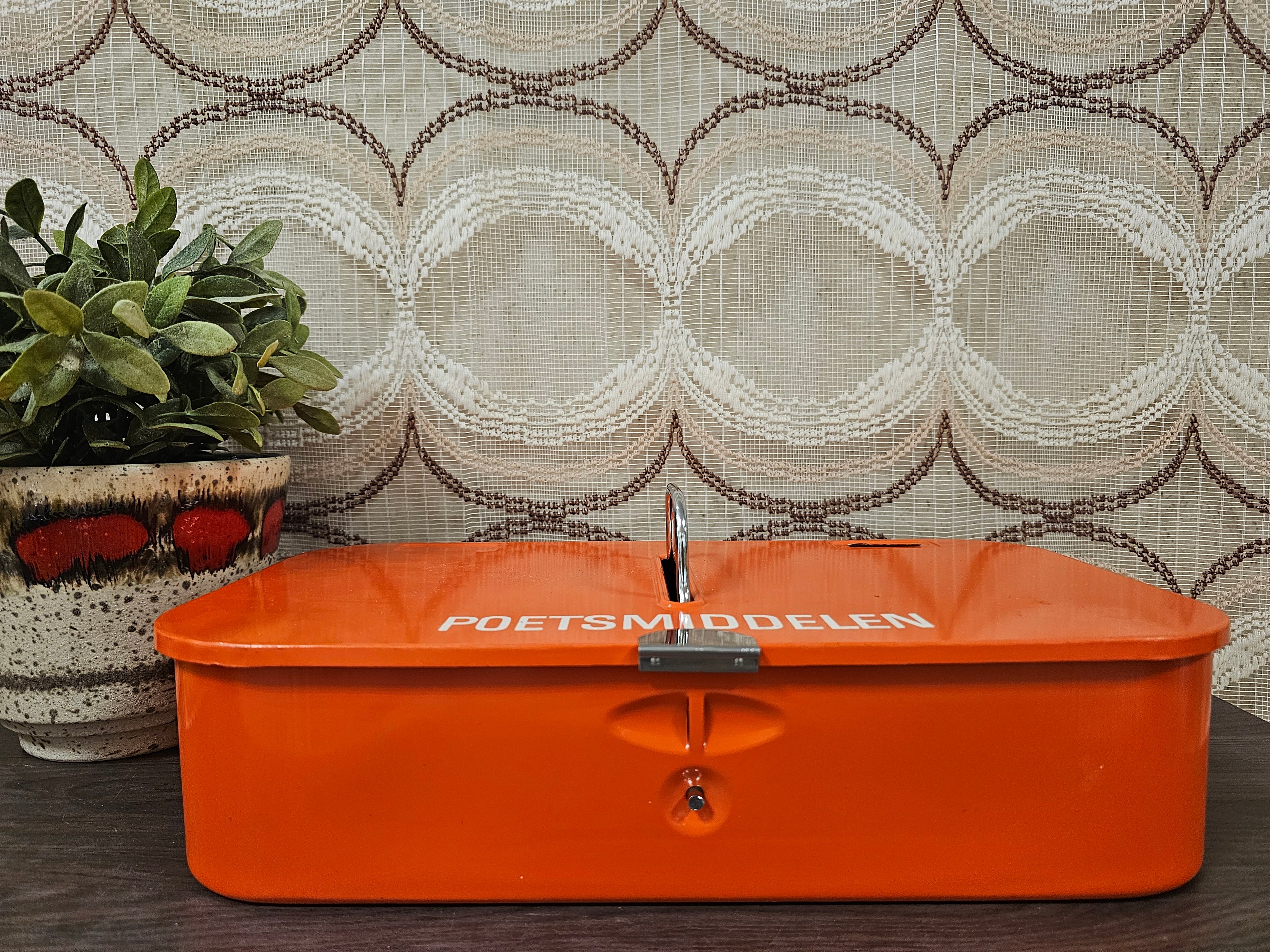 Brabantia oranje poetsmiddelen box
