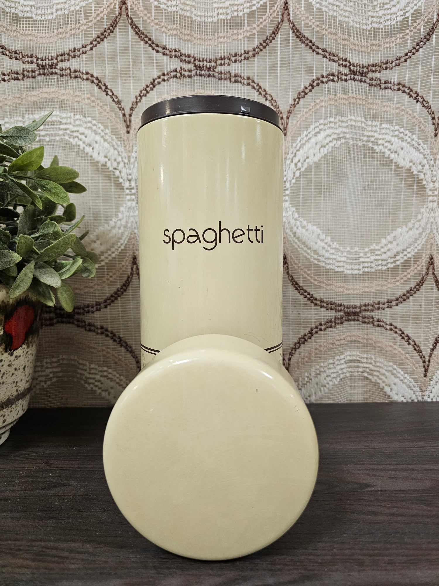 Brabantia spaghetti bus beige bruine bloemen