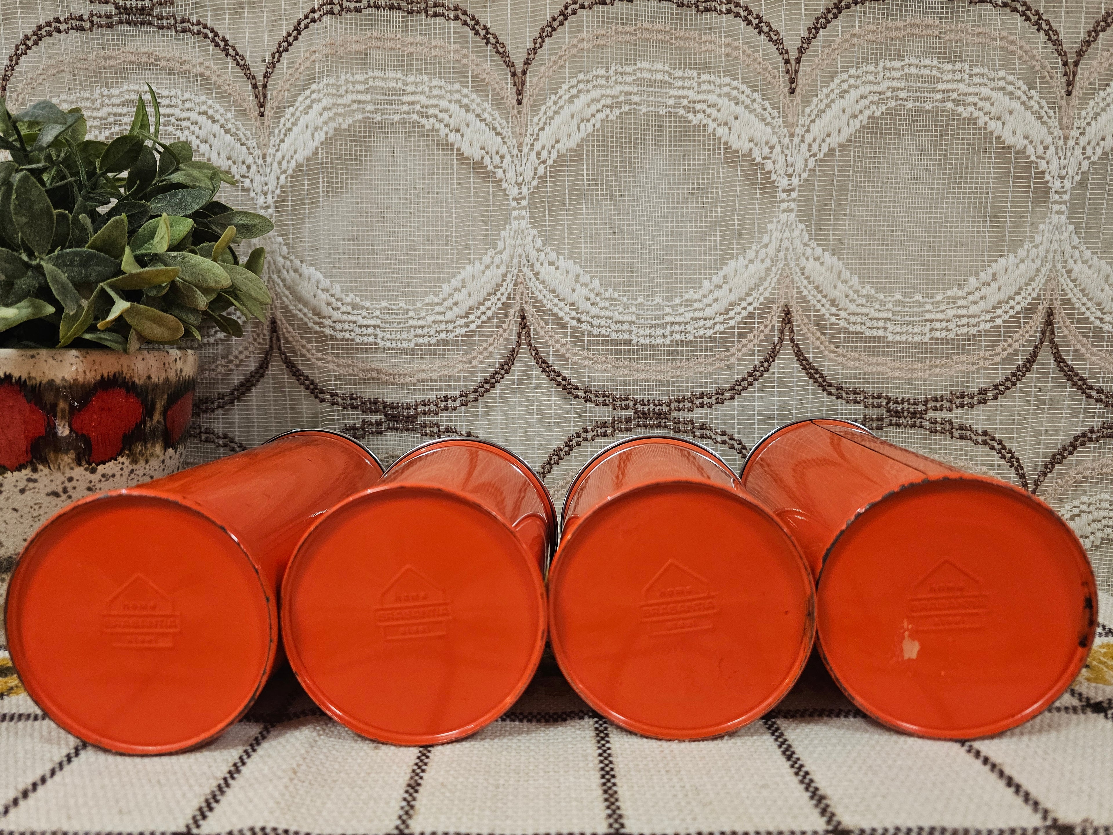 Brabantia oranje voorraadbussen