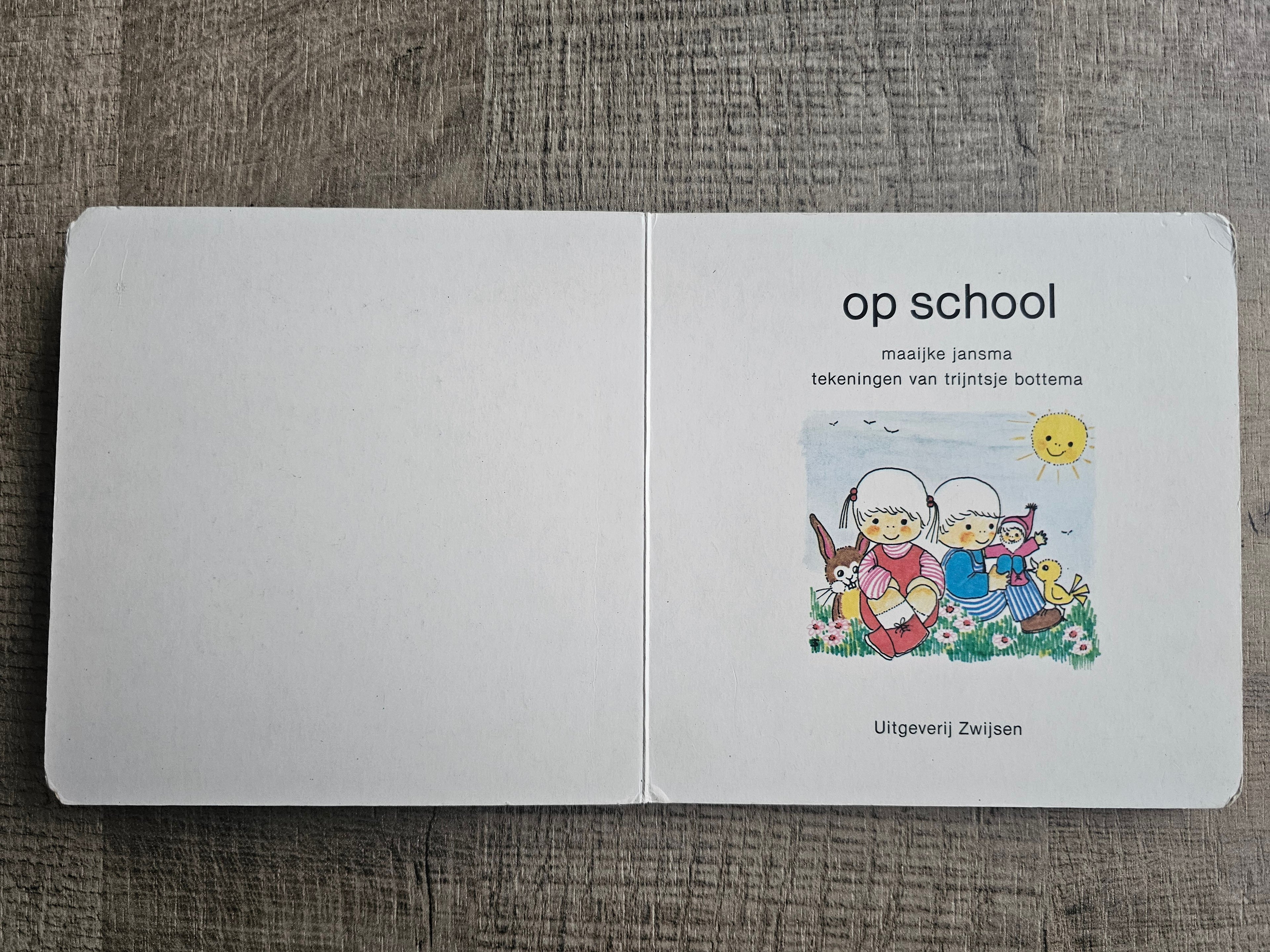 Botjes boekje “op school” – vintage kinderboekje deel 1
