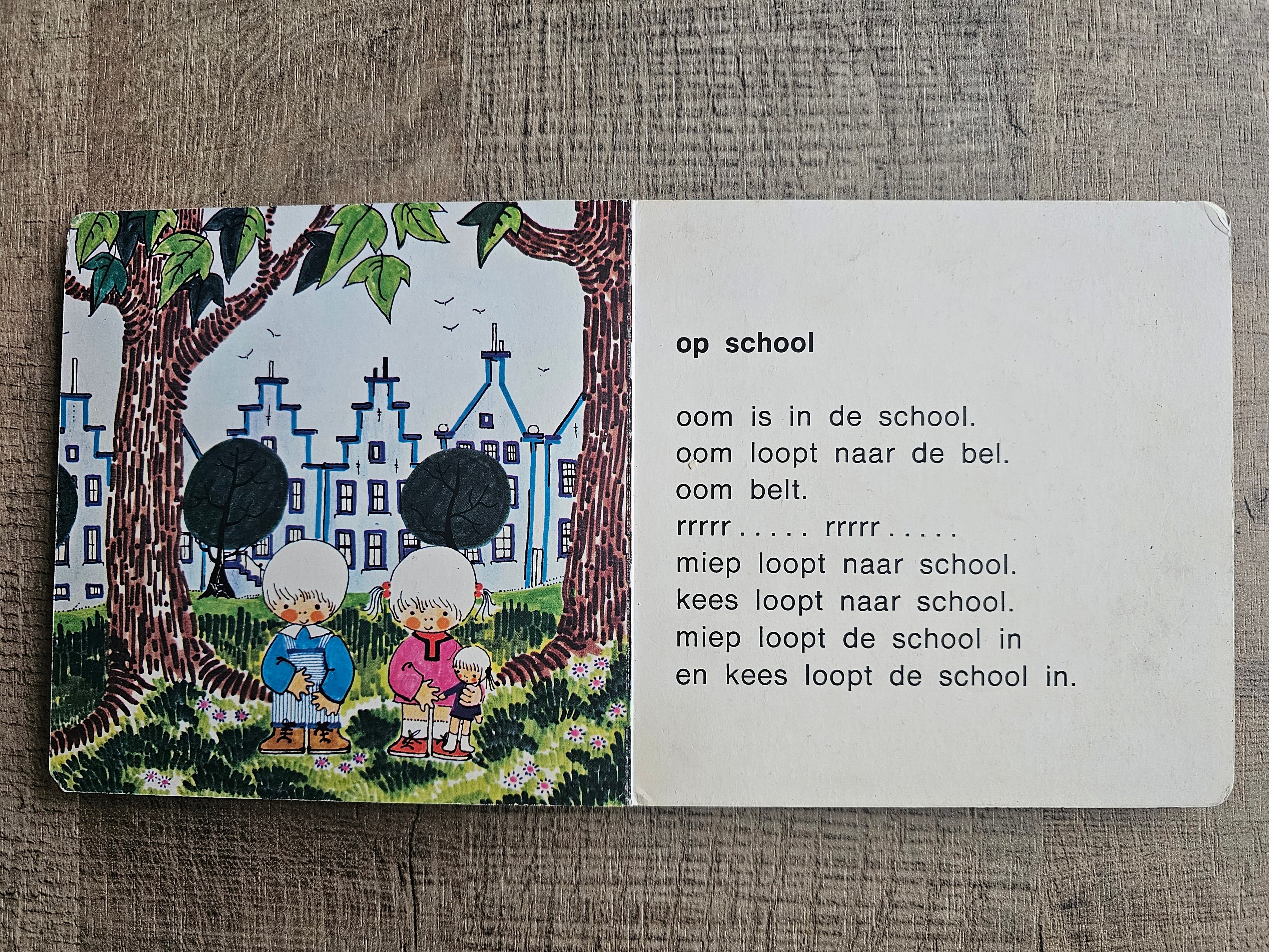 Botjes boekje “op school” – vintage kinderboekje deel 1