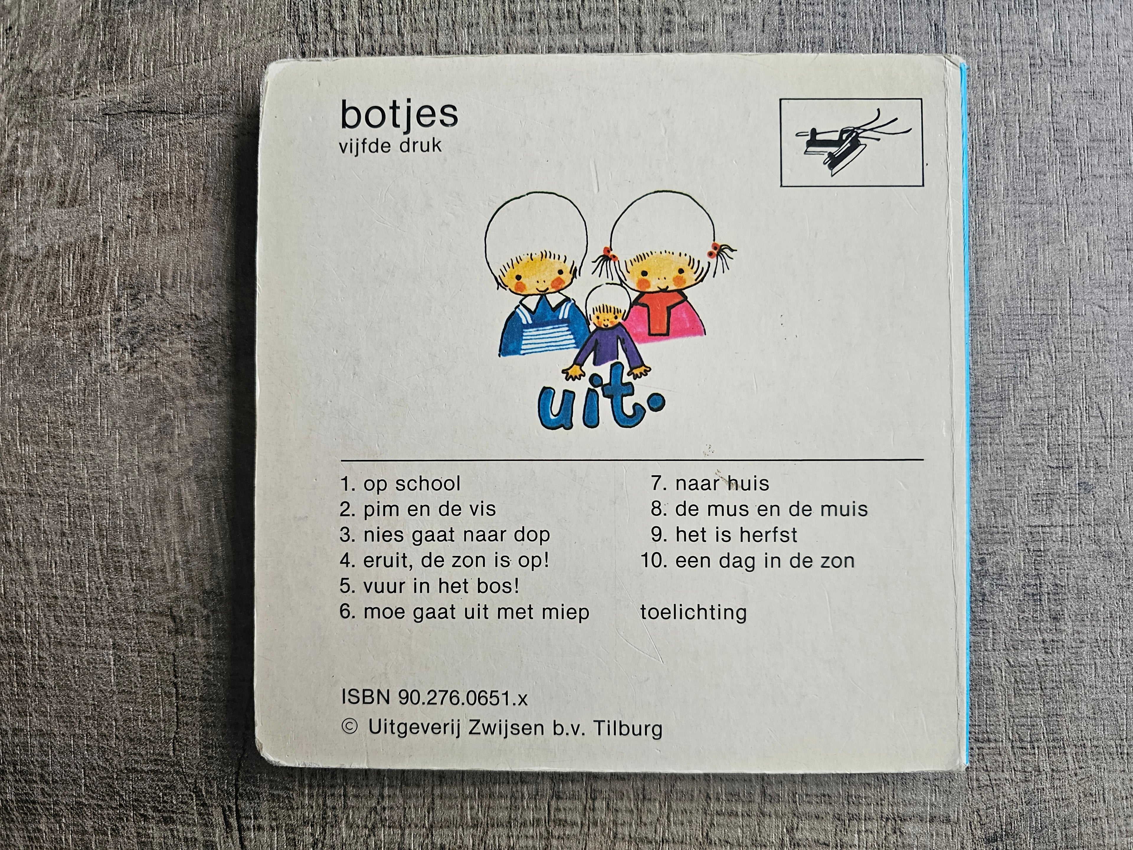 Botjes boekje “op school” – vintage kinderboekje deel 1