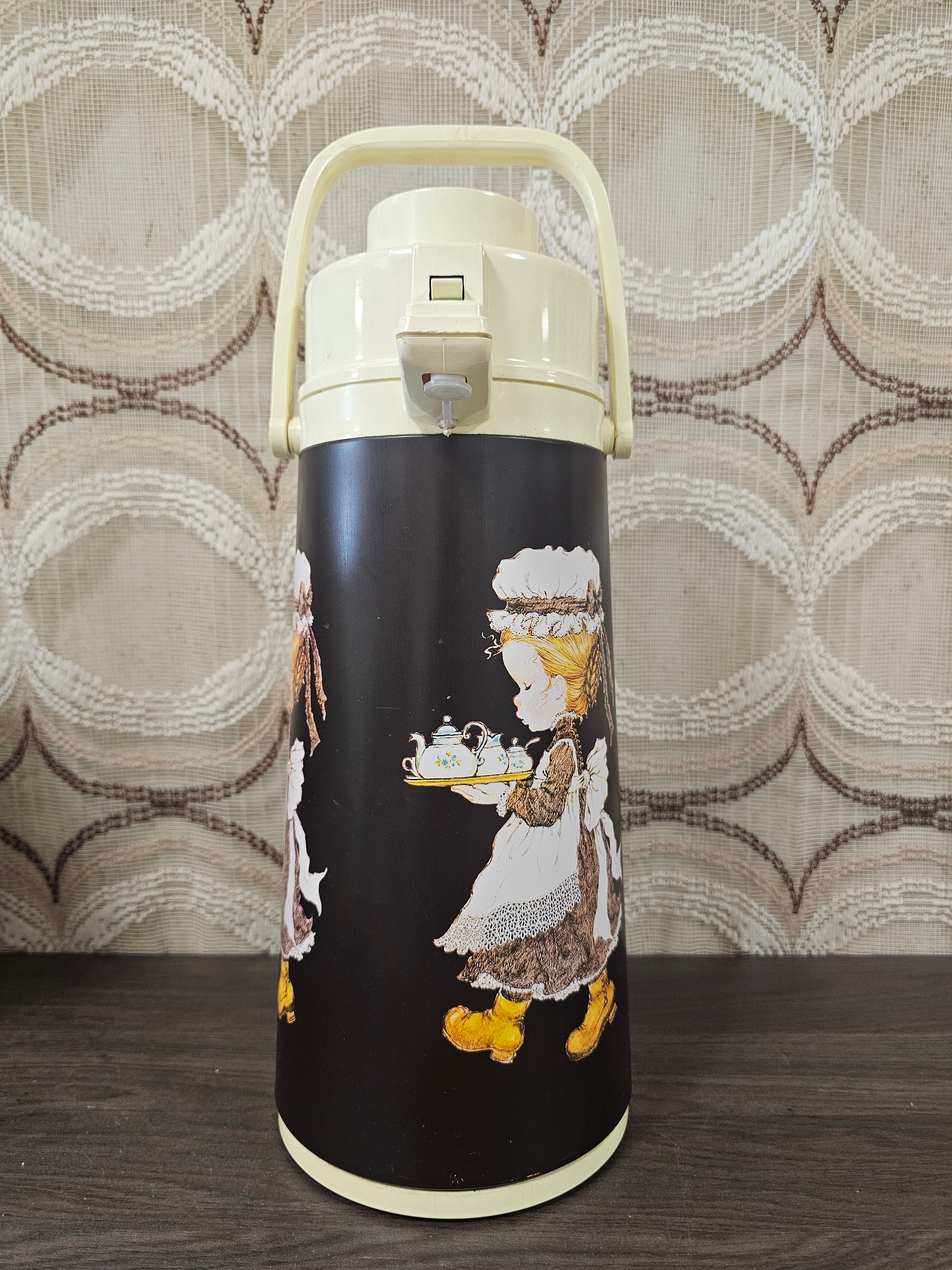 Sarah Kay thermoskan – vintage jaren 70 warmhoudkan