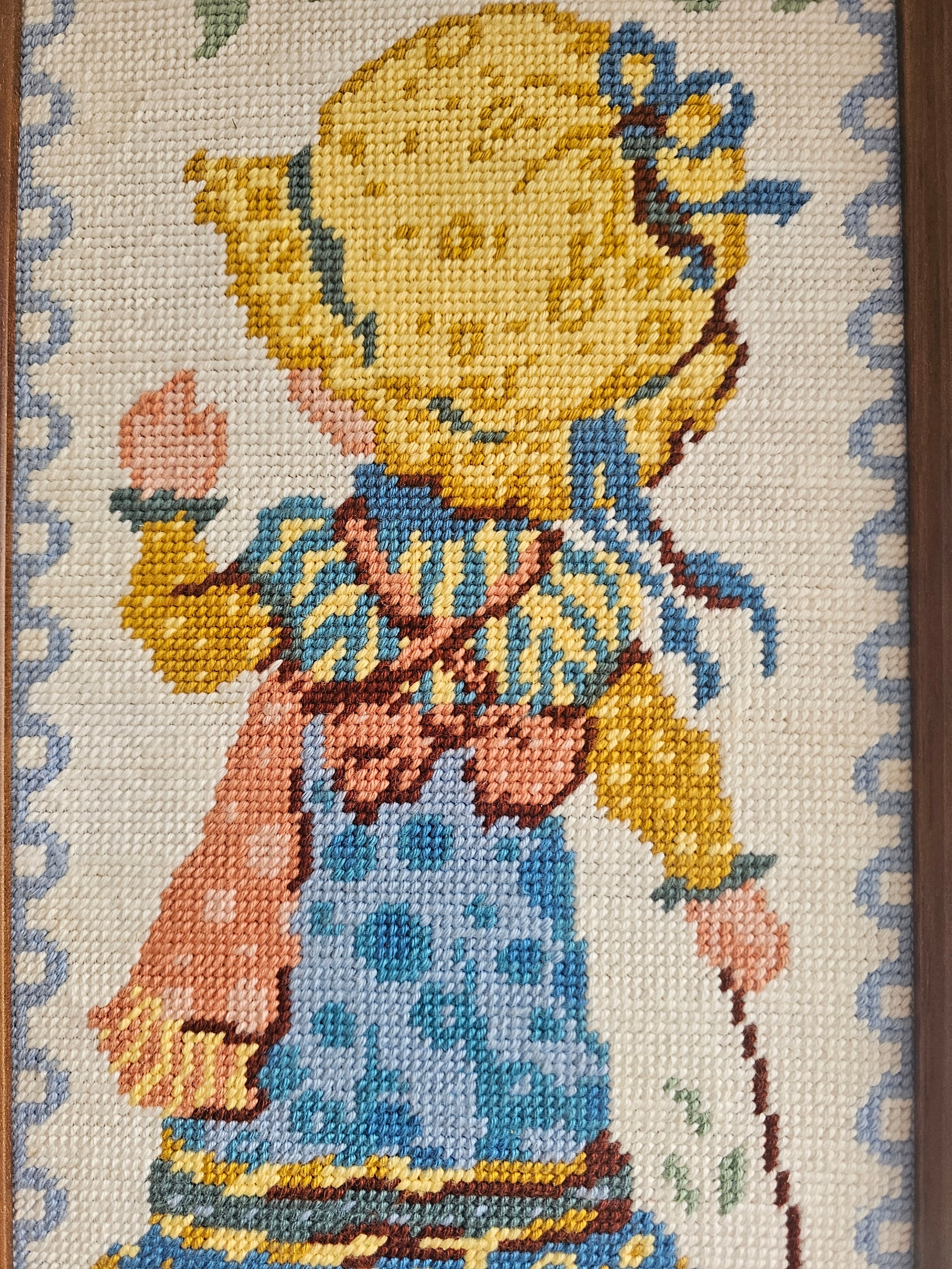 Sarah Kay ingelijste borduurwerk