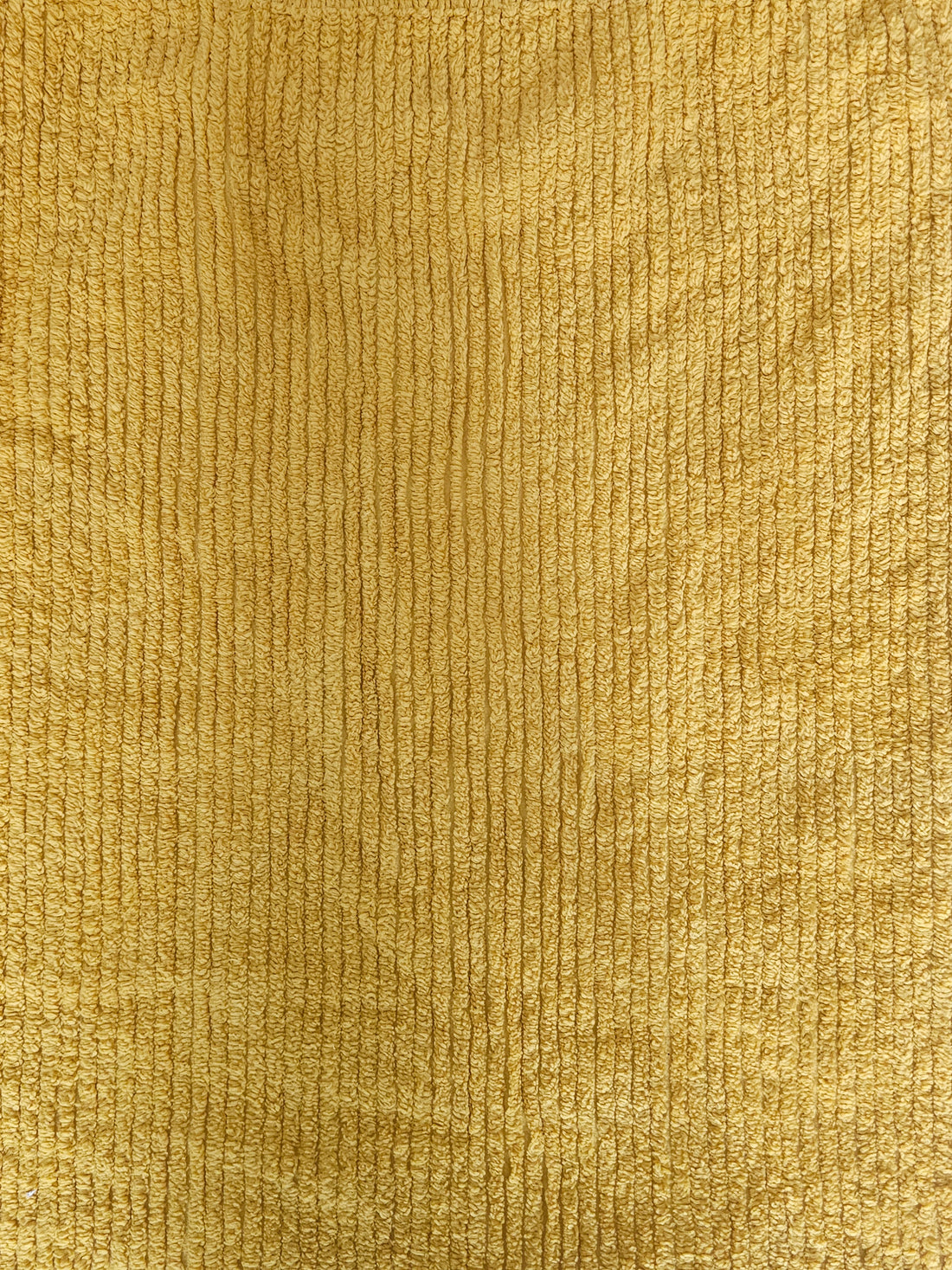 Chenille sprei vintage okergeel 142 x 207 cm