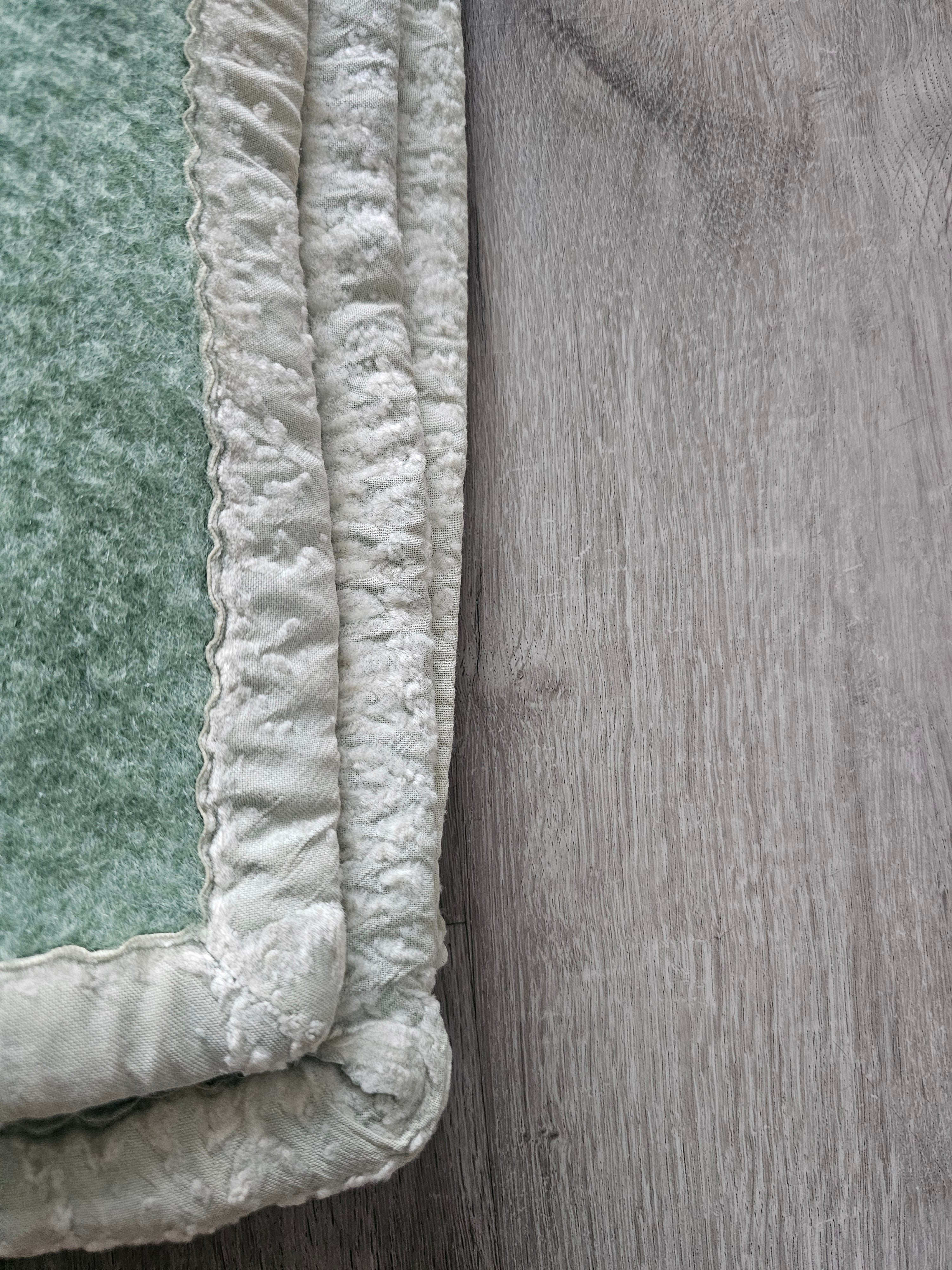 Solo Mio wollen deken mintgroen 225 x 195 cm