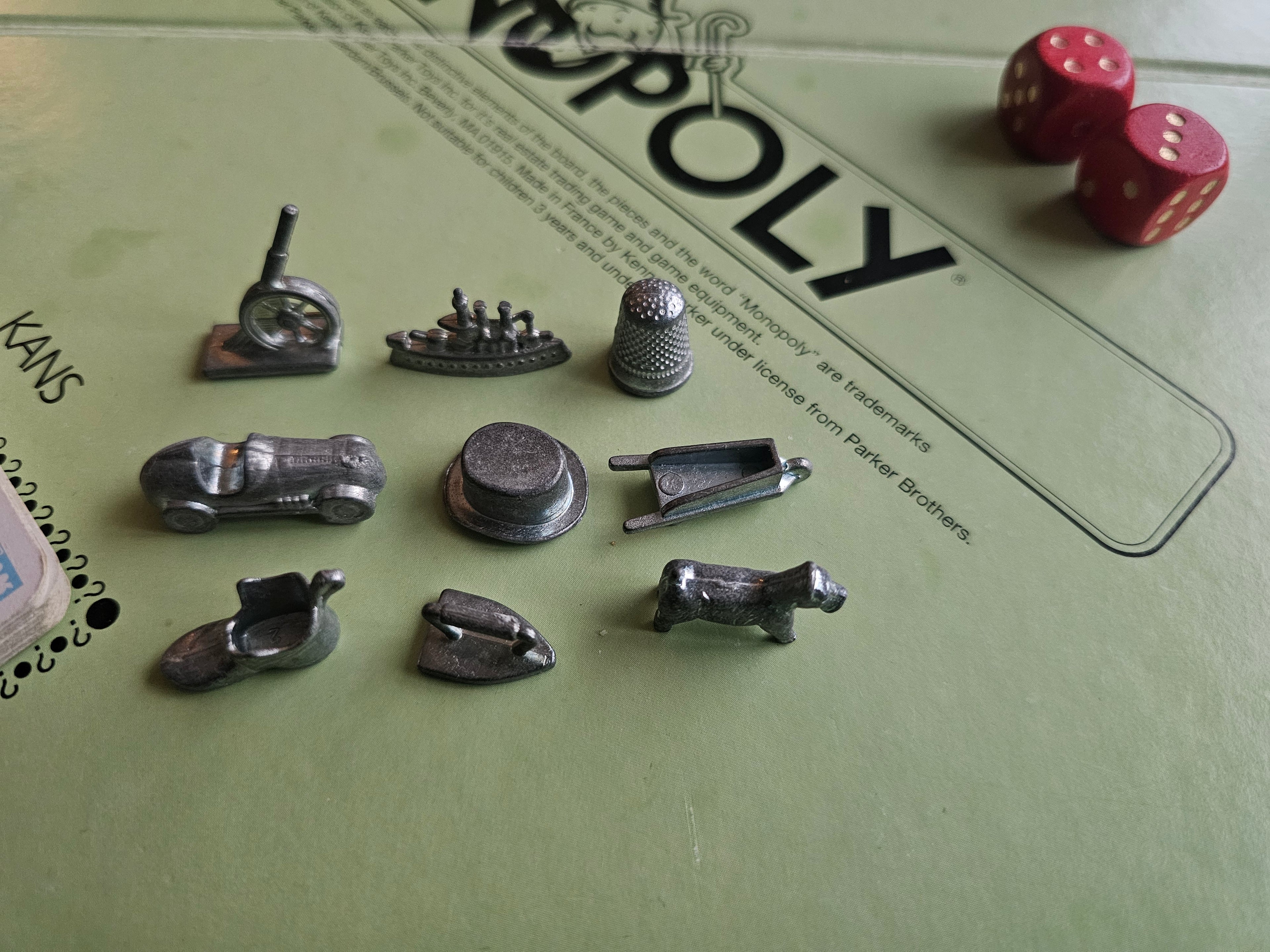 Monopoly Parker editie Nederlands met gulden en metalen pionnen