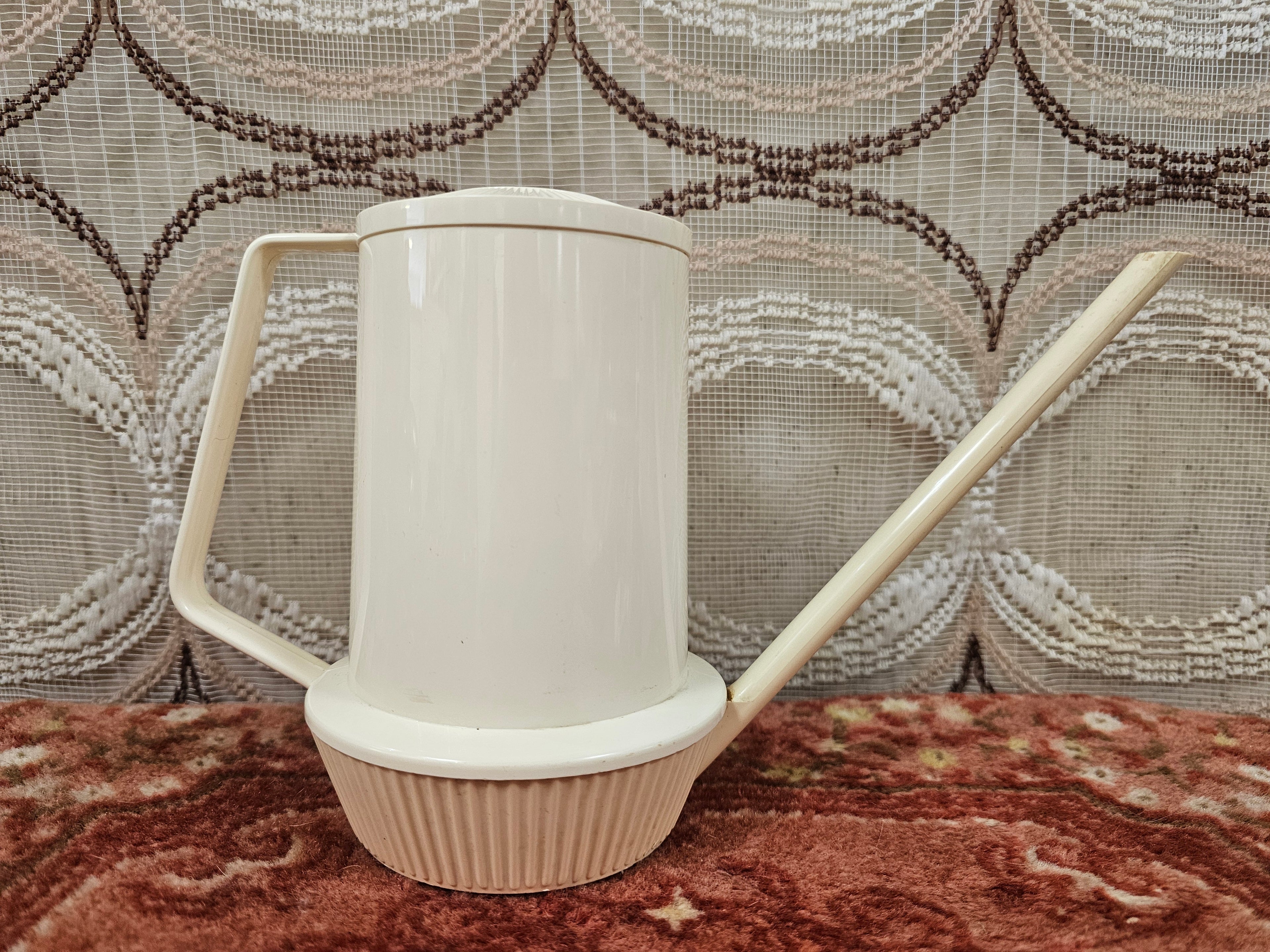 Vintage Emsa gieter wit kunststof jaren 70