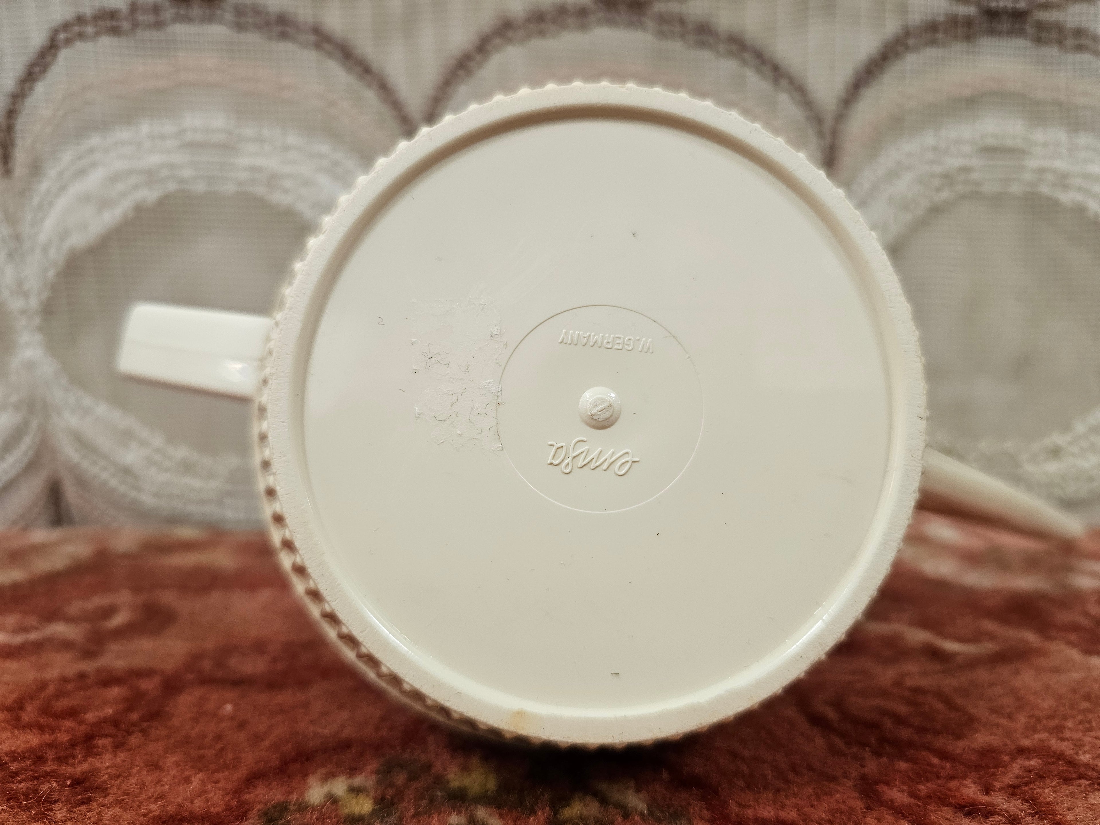 Vintage Emsa gieter wit kunststof jaren 70