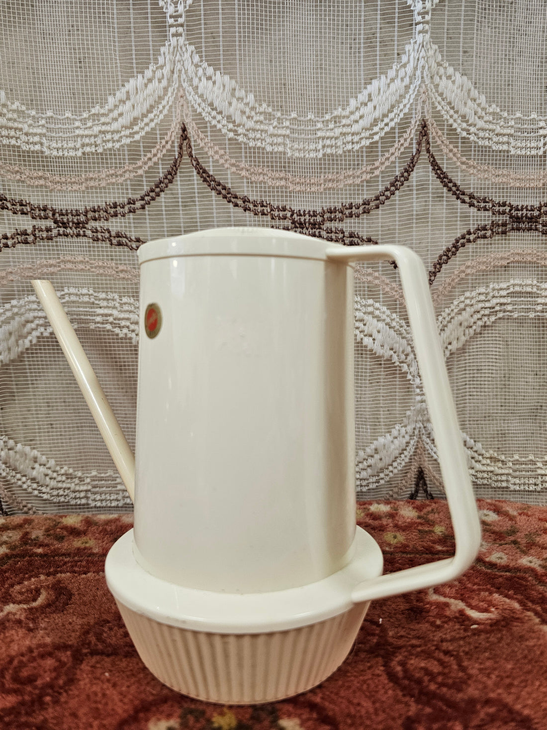 Vintage Emsa gieter wit kunststof jaren 70