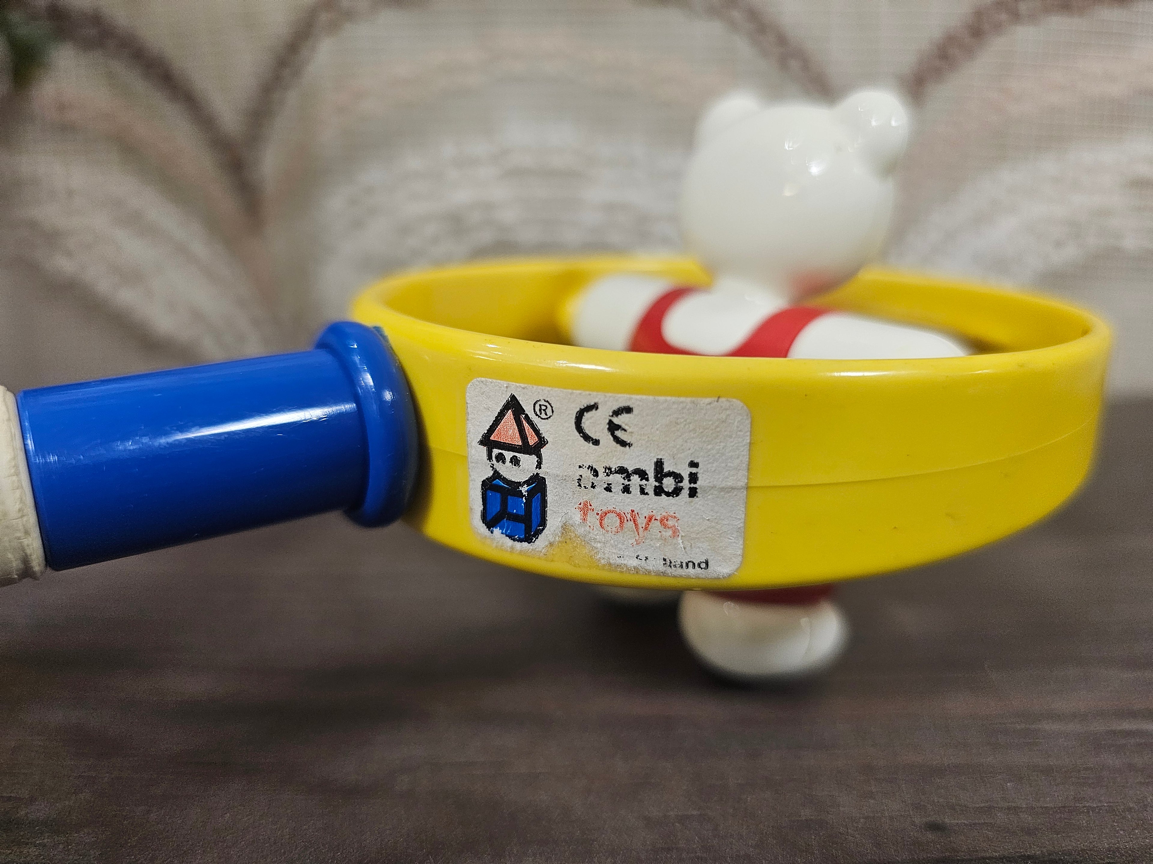 Ambi Toys beertje vintage Teddy Suction Toy