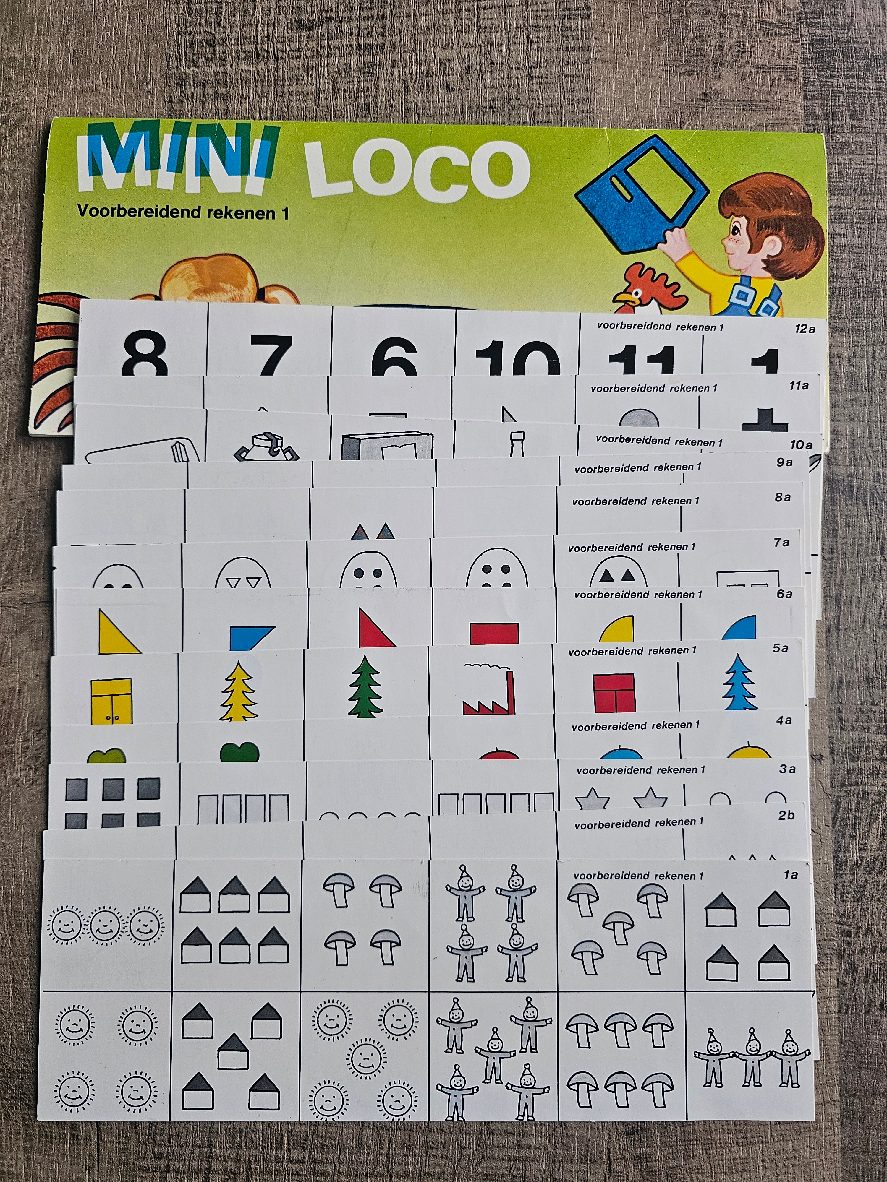 Mini loco kleuterpakket rekenen + ontwikkelingsoefeningen
