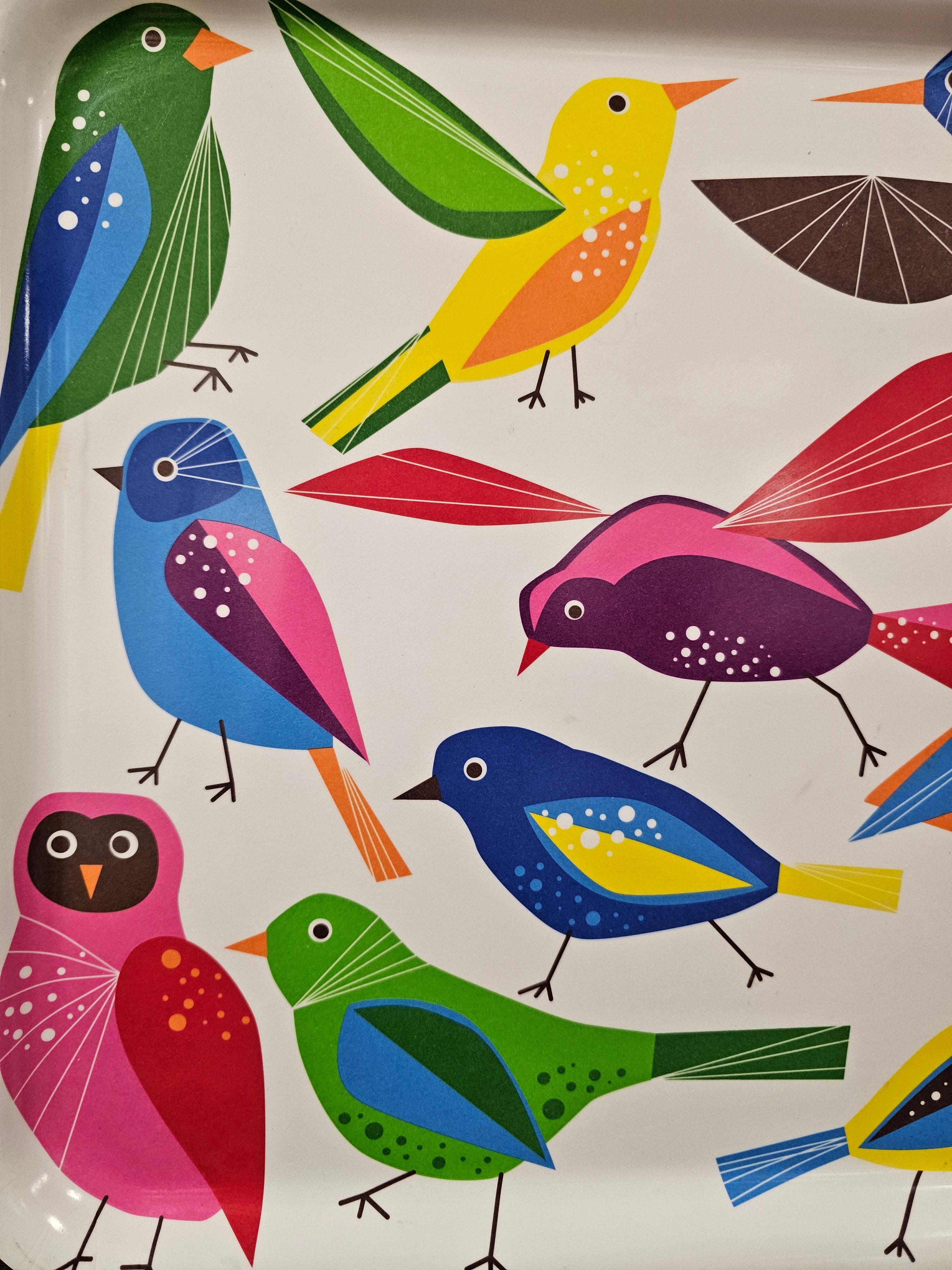 IKEA BÄRBAR dienblad met vogelmotief ontwerp S. Edholm & L. Ullenius