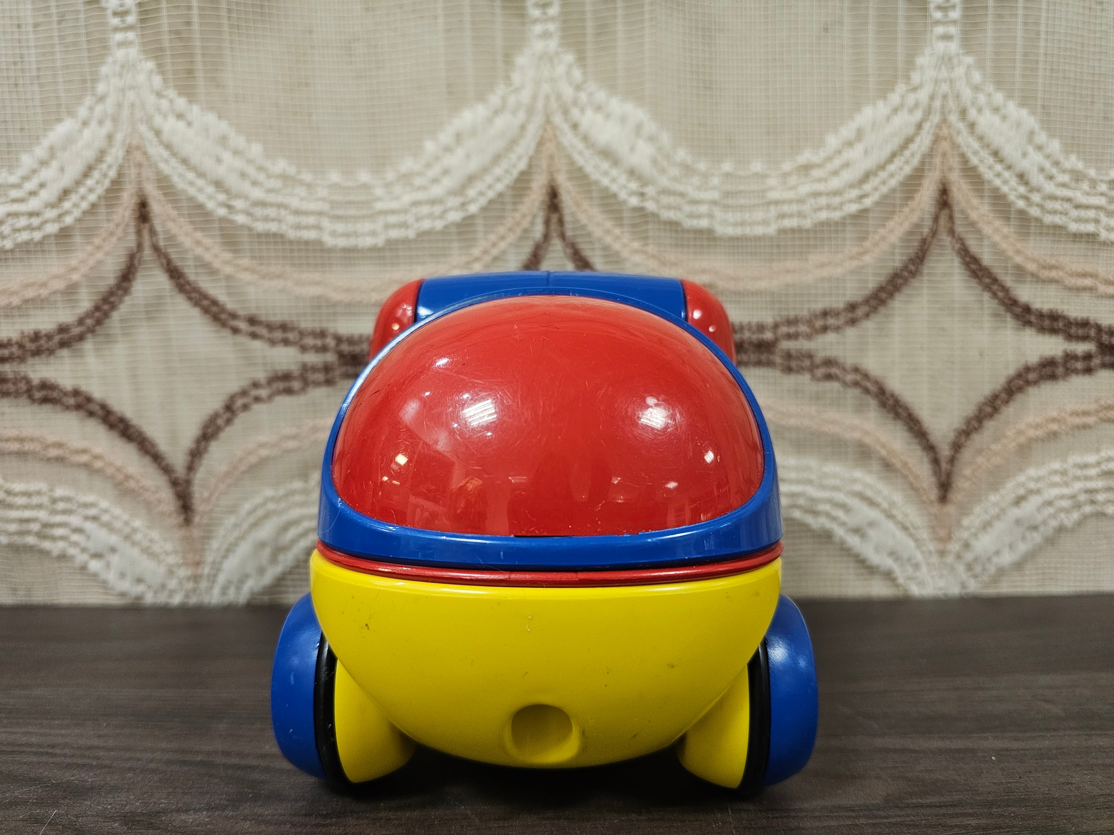 Vintage Ambi Toys vrachtwagen met laadklep