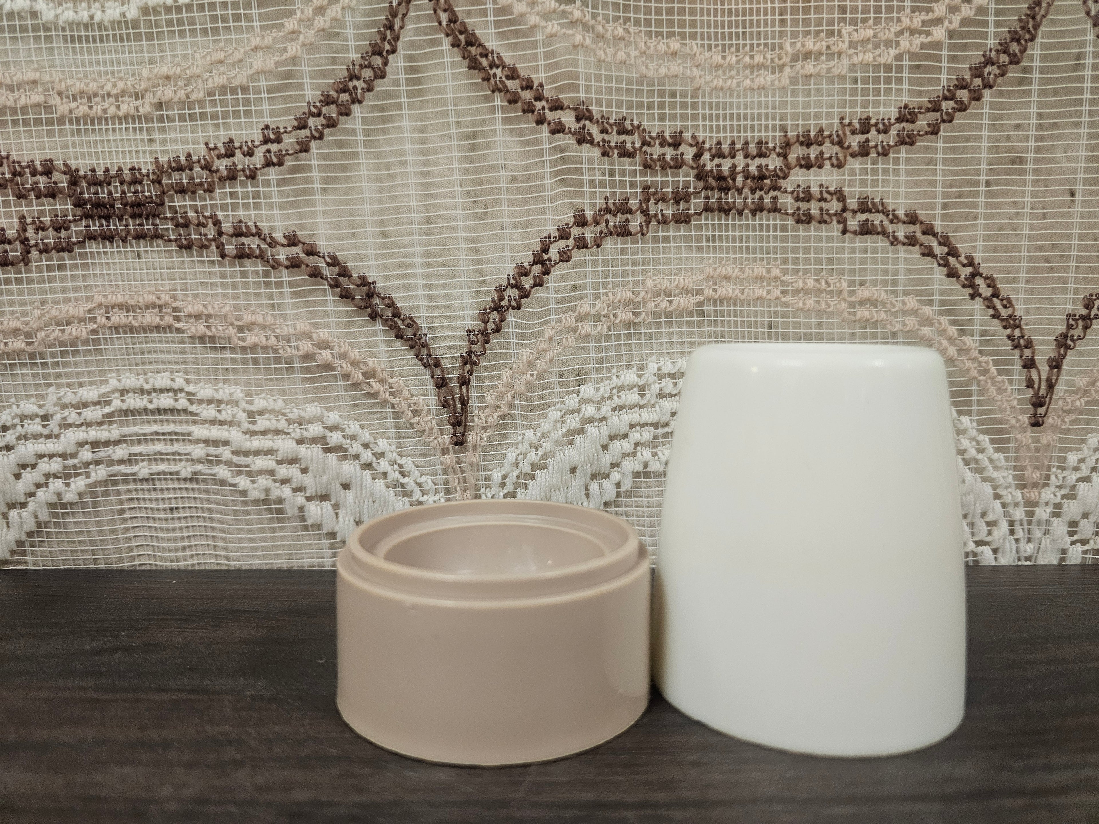 Tupperware eierdopje beige