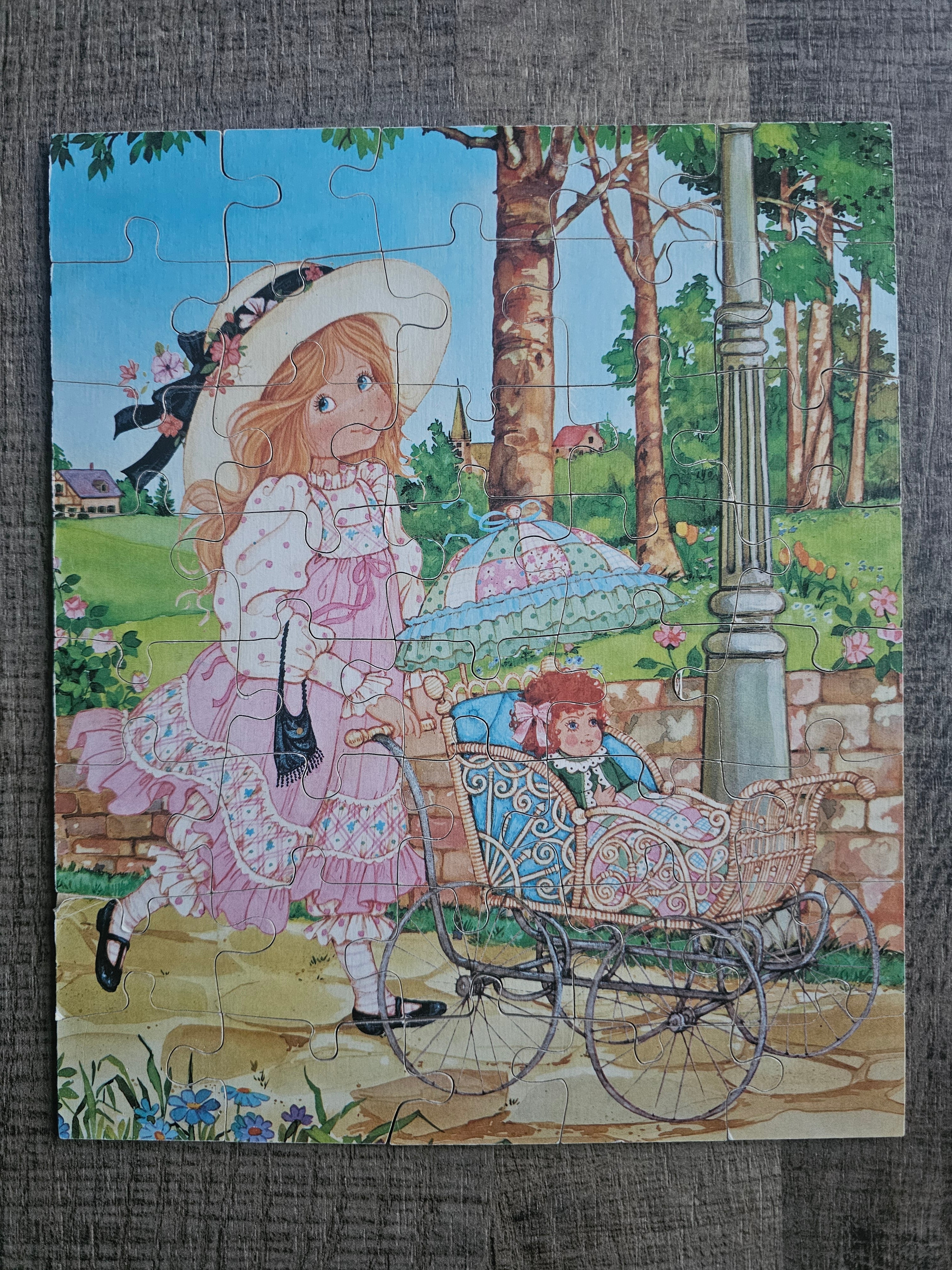 Miss Petticoat houten puzzel 40 stukjes