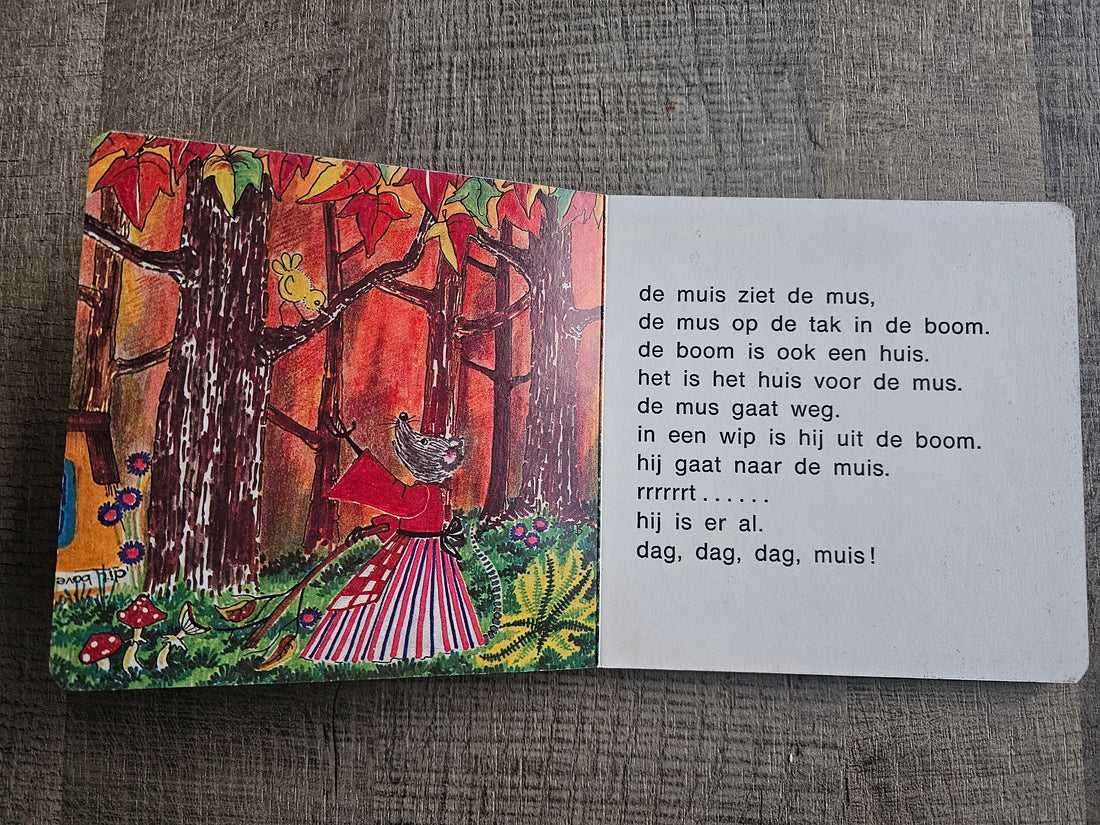 Botjes boekje 8 "de mus en de muis" vintage kinderboekje deel 8