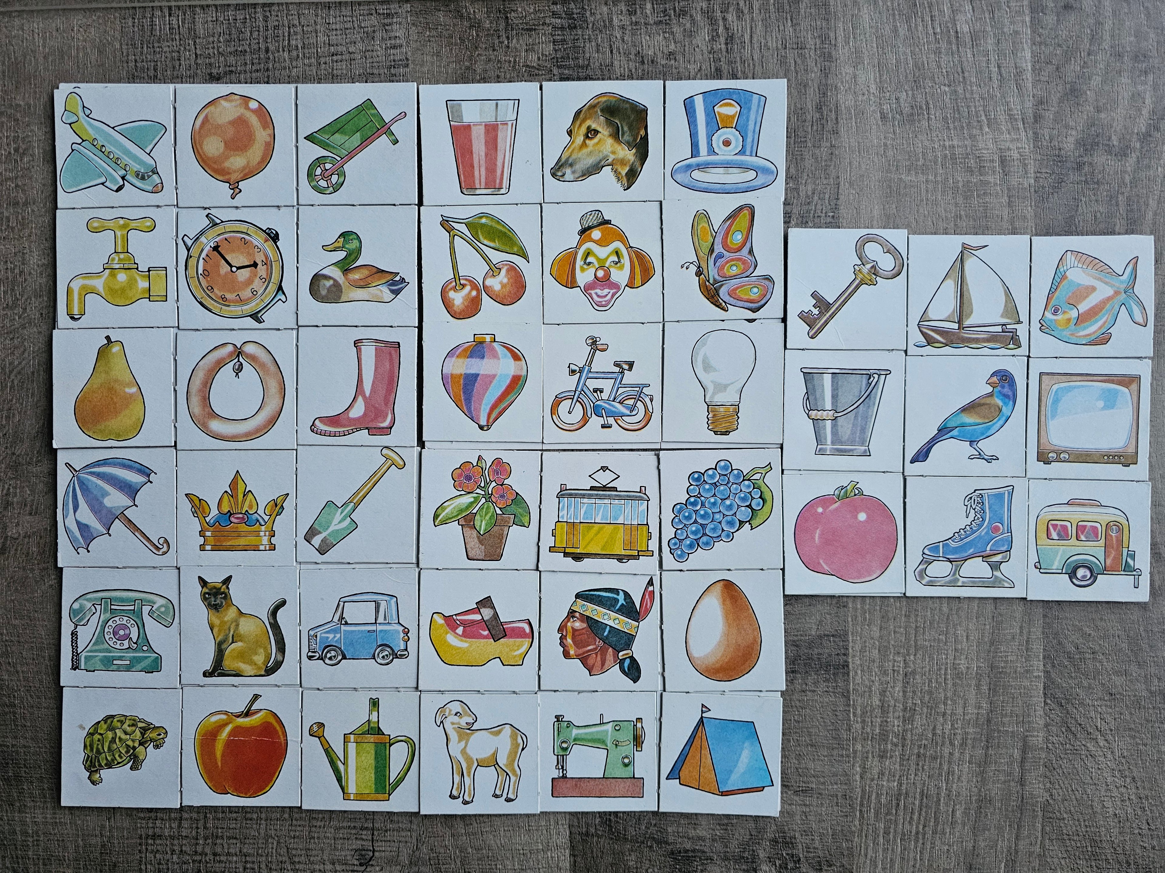 Lotto vintage spel van Papita jaren 70 editie