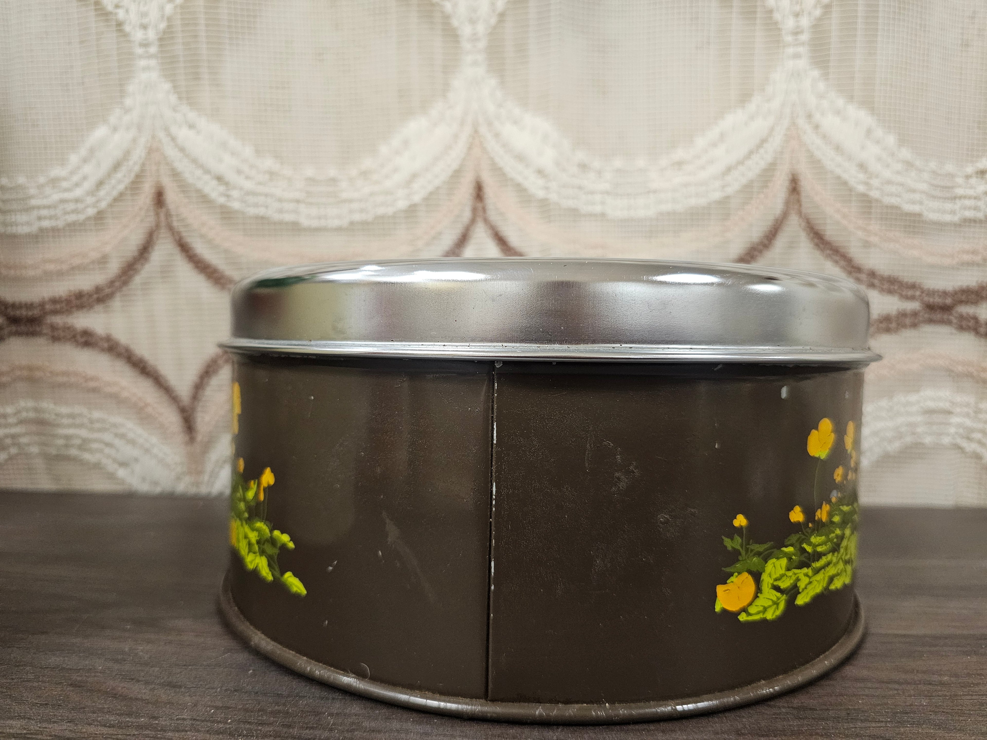 Brabantia koektrommel Boterbloem bruin metaal