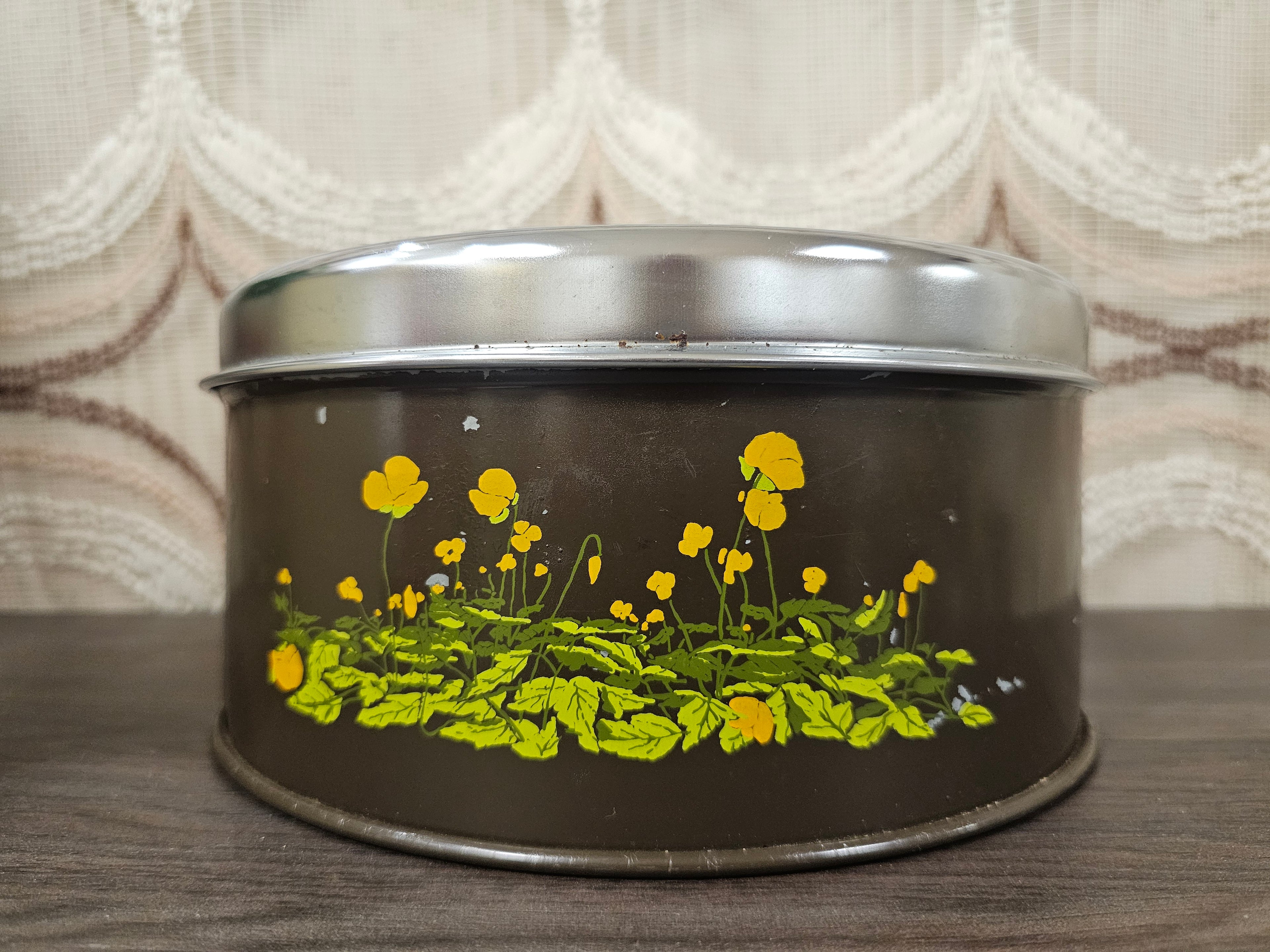 Brabantia koektrommel Boterbloem bruin metaal