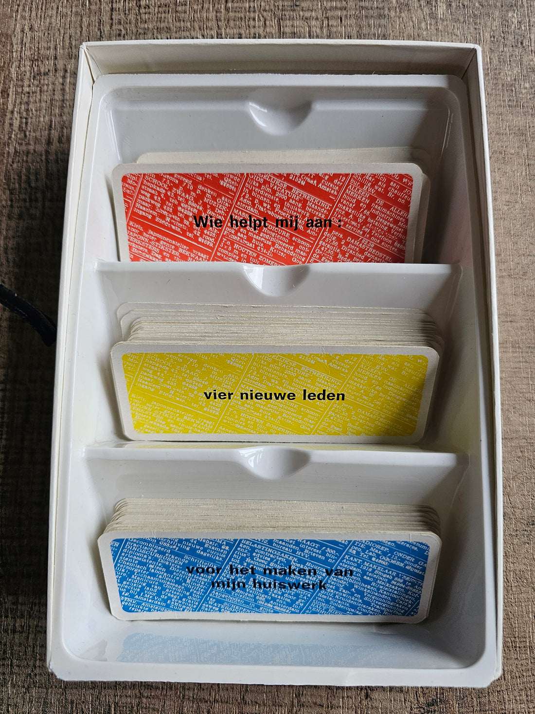 Advertentiespel Jumbo vintage kaartspel jaren 80