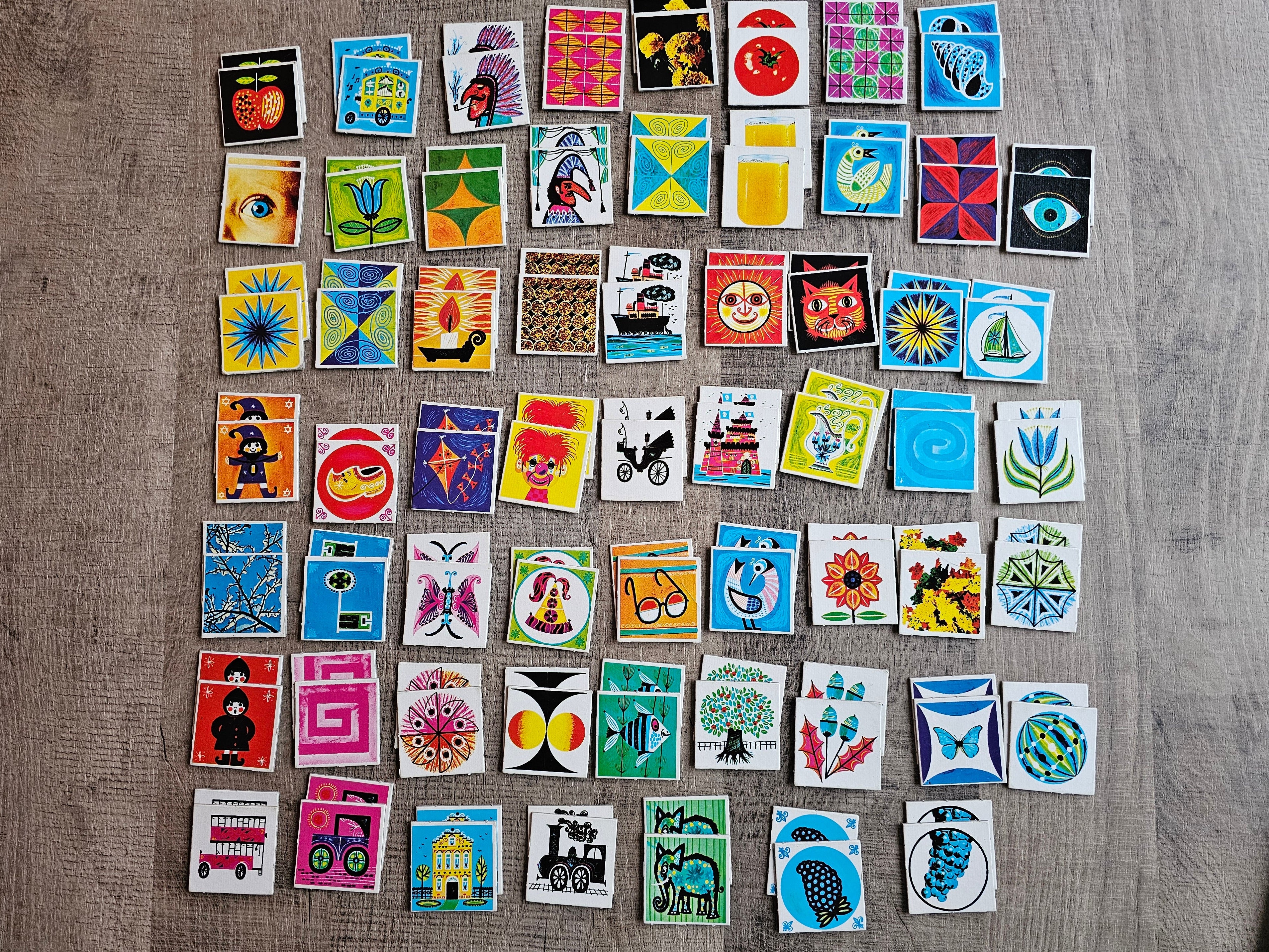 Vintage memory spel Kom er maar eens achter jaren 70