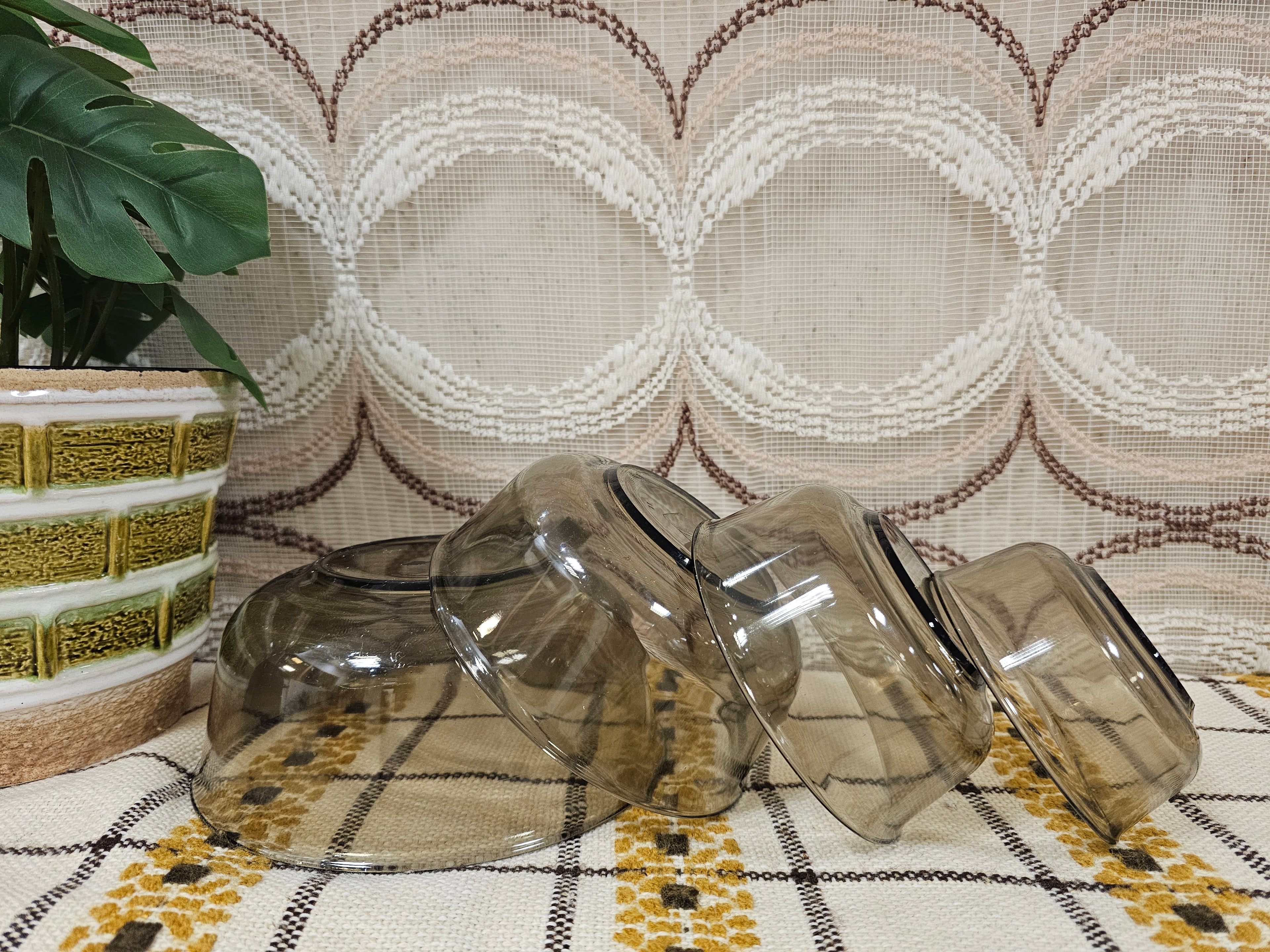Arcoroc France rookglas nest schalen