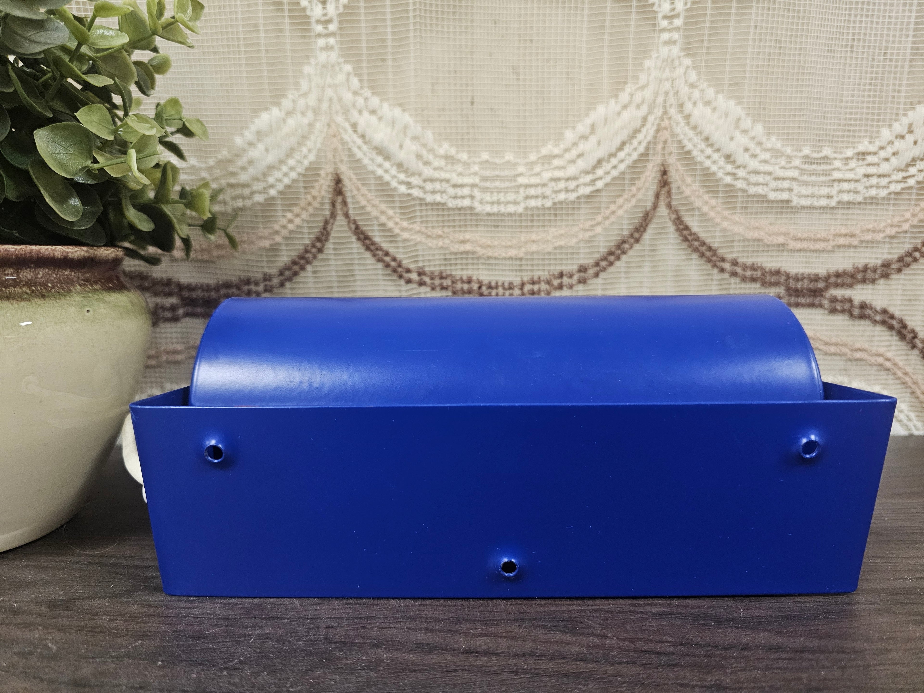 Ikea LOD V413 blauwe wandlamp | Verstelbare metalen muurlamp