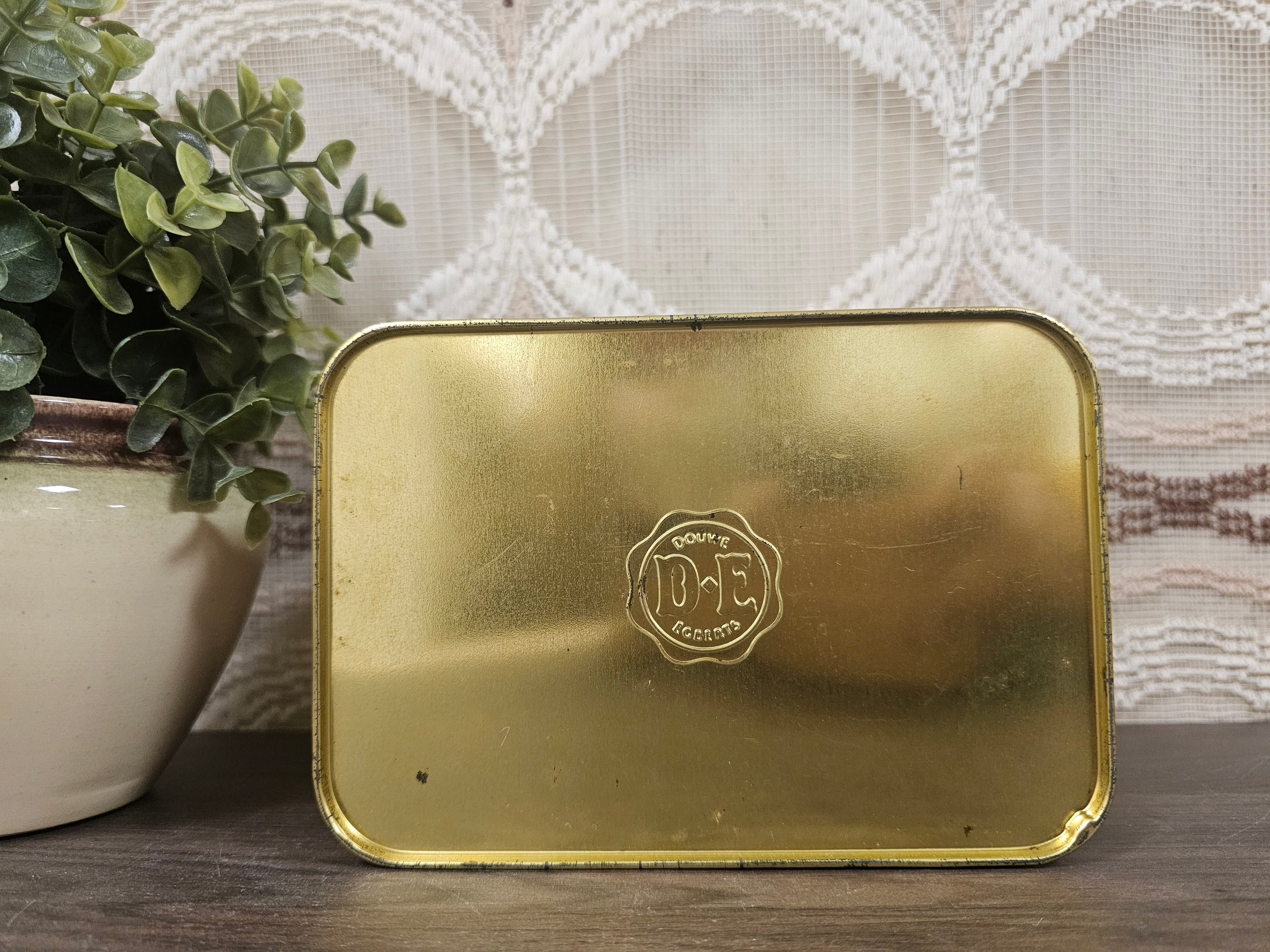 Vintage Douwe Egberts Aroma koffie blik