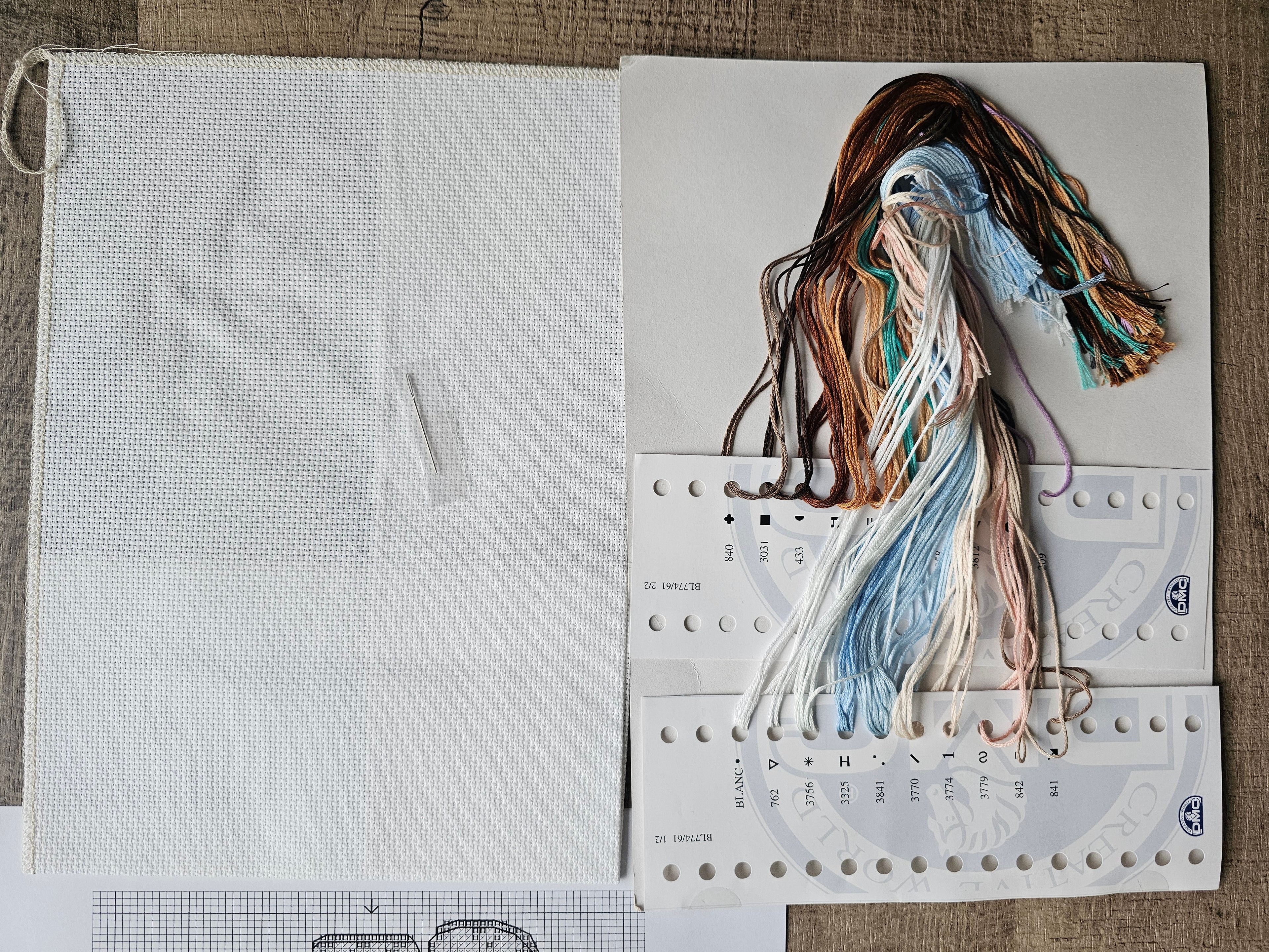 Sarah Kay borduurpakket compleet | DMC borduurset 12 x 23 cm